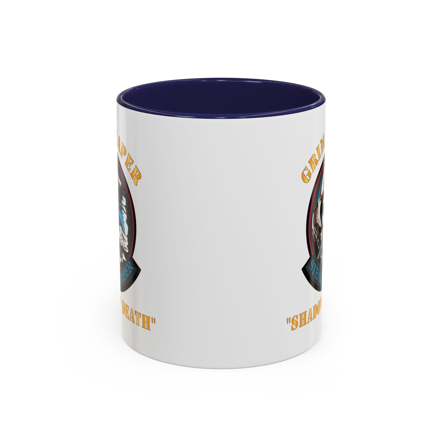 Accent Coffee Mug (11oz & 15oz) - USAF - B2 - Grim Reaper - Stealth Bomber X 300
