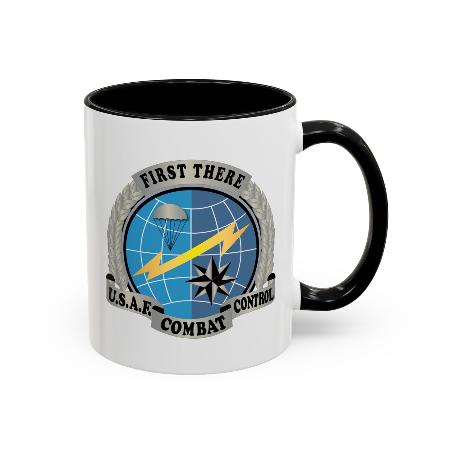 Accent Coffee Mug (11oz & 15oz) - USAF - Combat Controller Badge No Txt  X 300