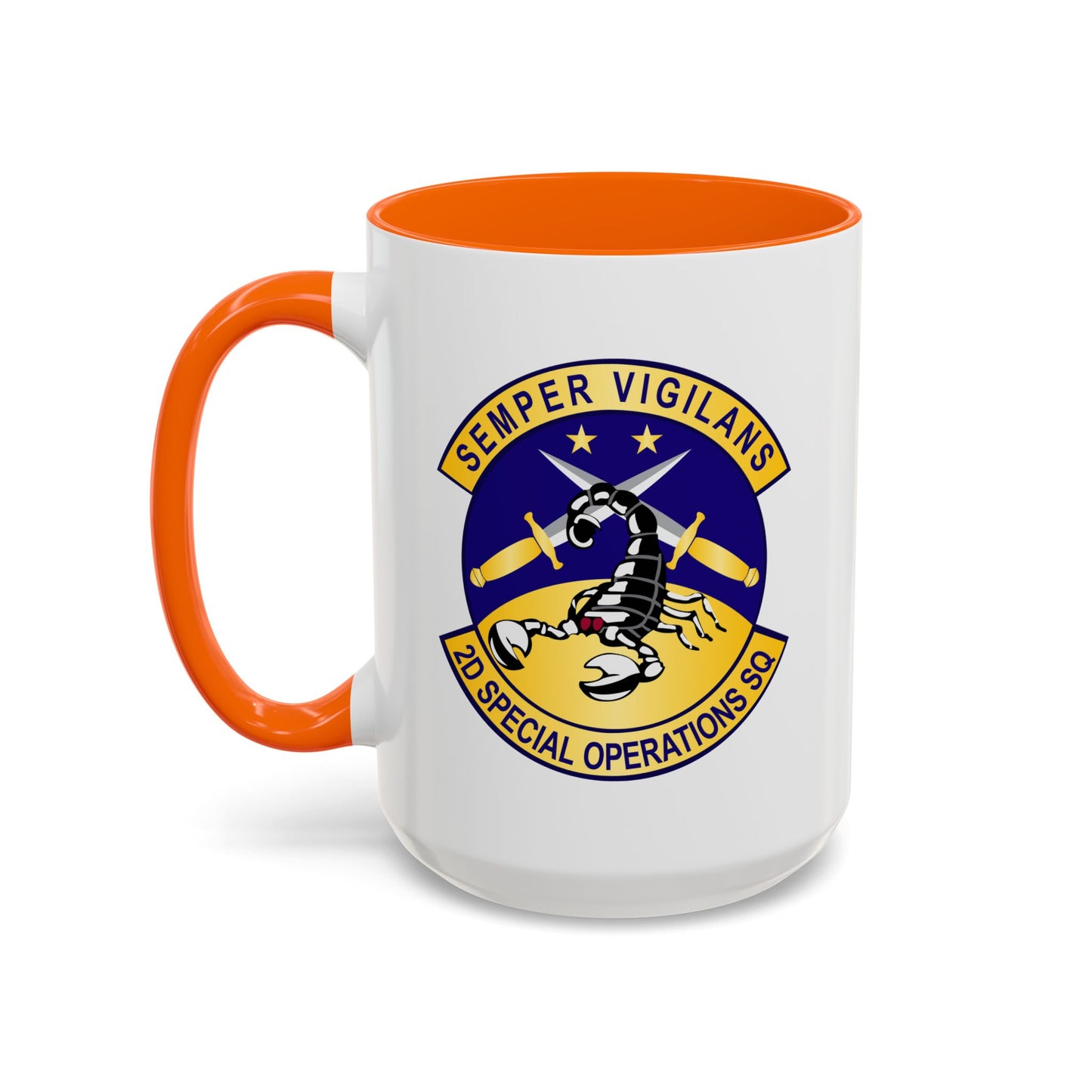 Accent Coffee Mug (11oz & 15oz) - USAFSOF - 2nd Special Operations Squadron wo Txt