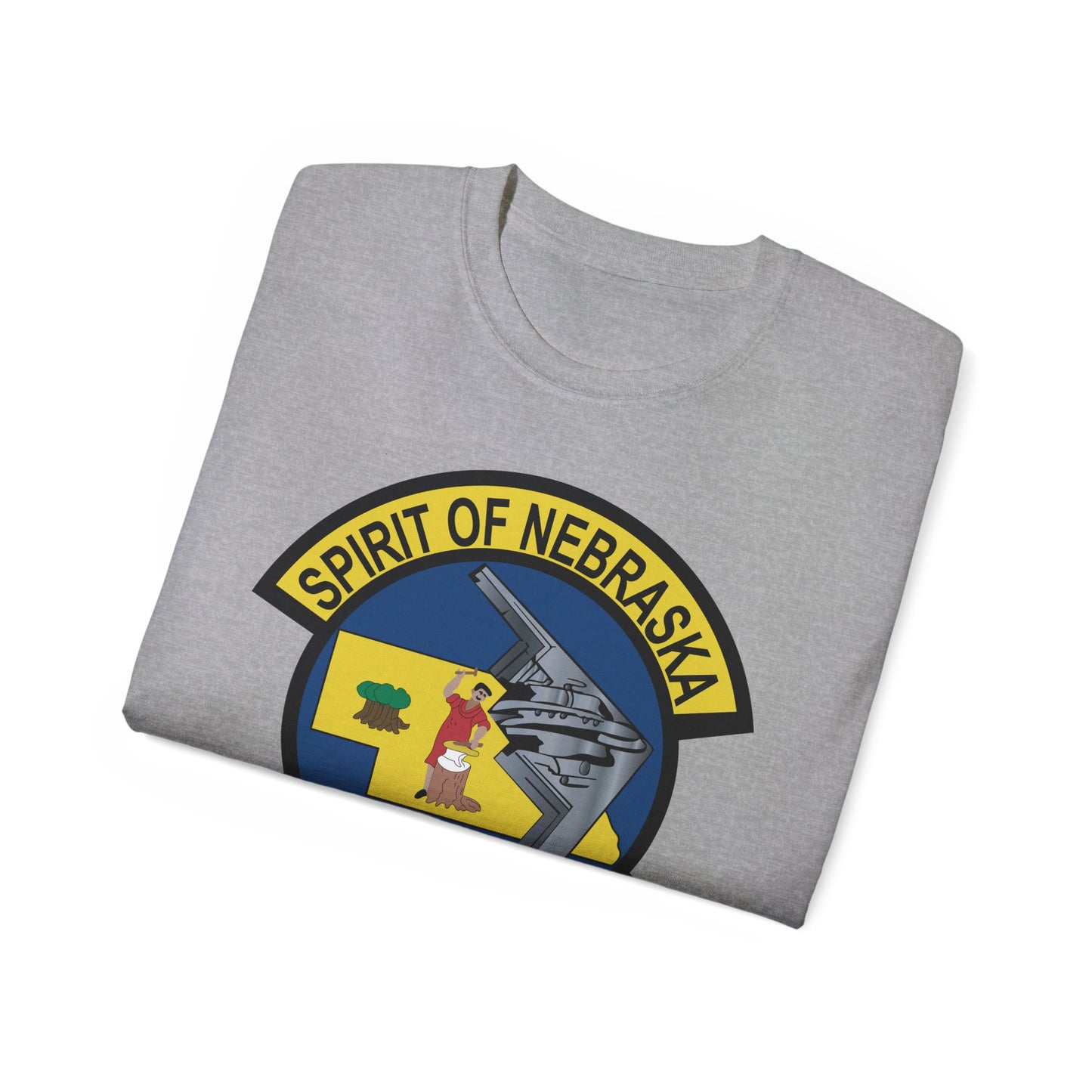 Unisex Ultra Cotton Tee - USAF - B2 - Spirit of Nebraska - Stealth Bomber wo txt X 300
