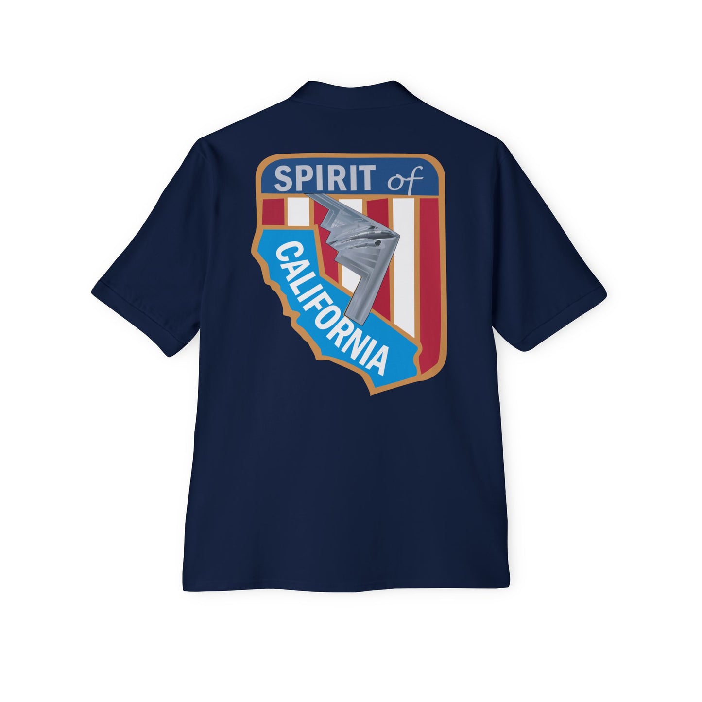 Men's Piqué Polo - USAF - B2 - Spirit of California - Stealth Bomber wo txt X 300