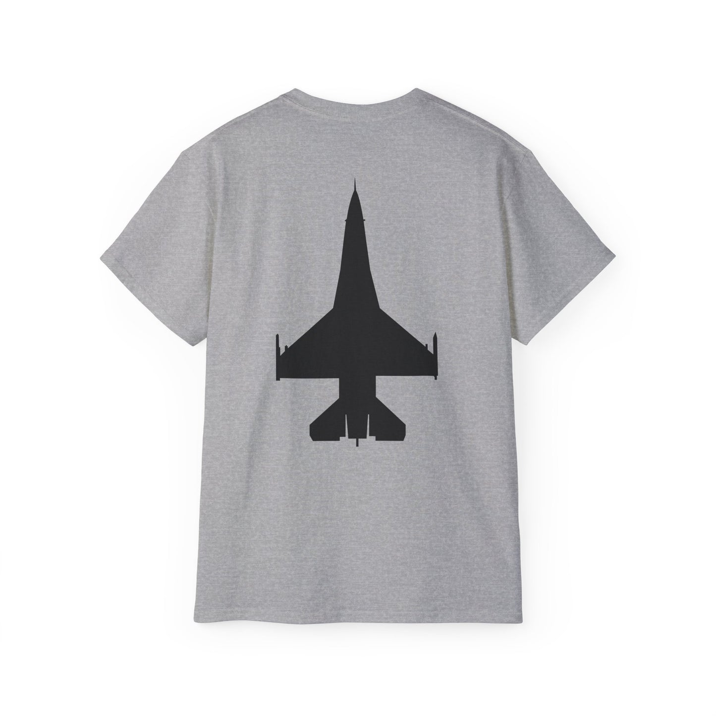 Unisex Ultra Cotton Tee - Aircraft - F-16 -Top - Black wo Txt X 300