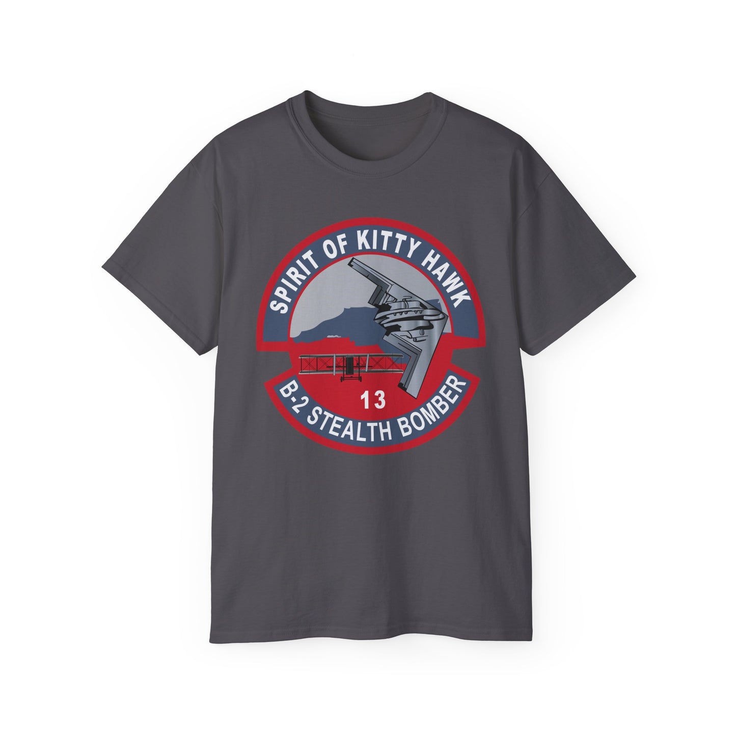 Unisex Ultra Cotton Tee -USAF - B2 - Spirit of Kitty Hawk - Stealth Bomber wo txt X 300