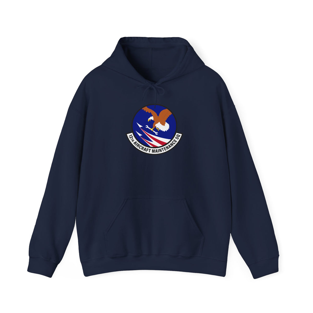 Unisex Heavy Blend Hooded Sweatshirt - USAF - 12th Aircraft Maintenance Squadron wo txt