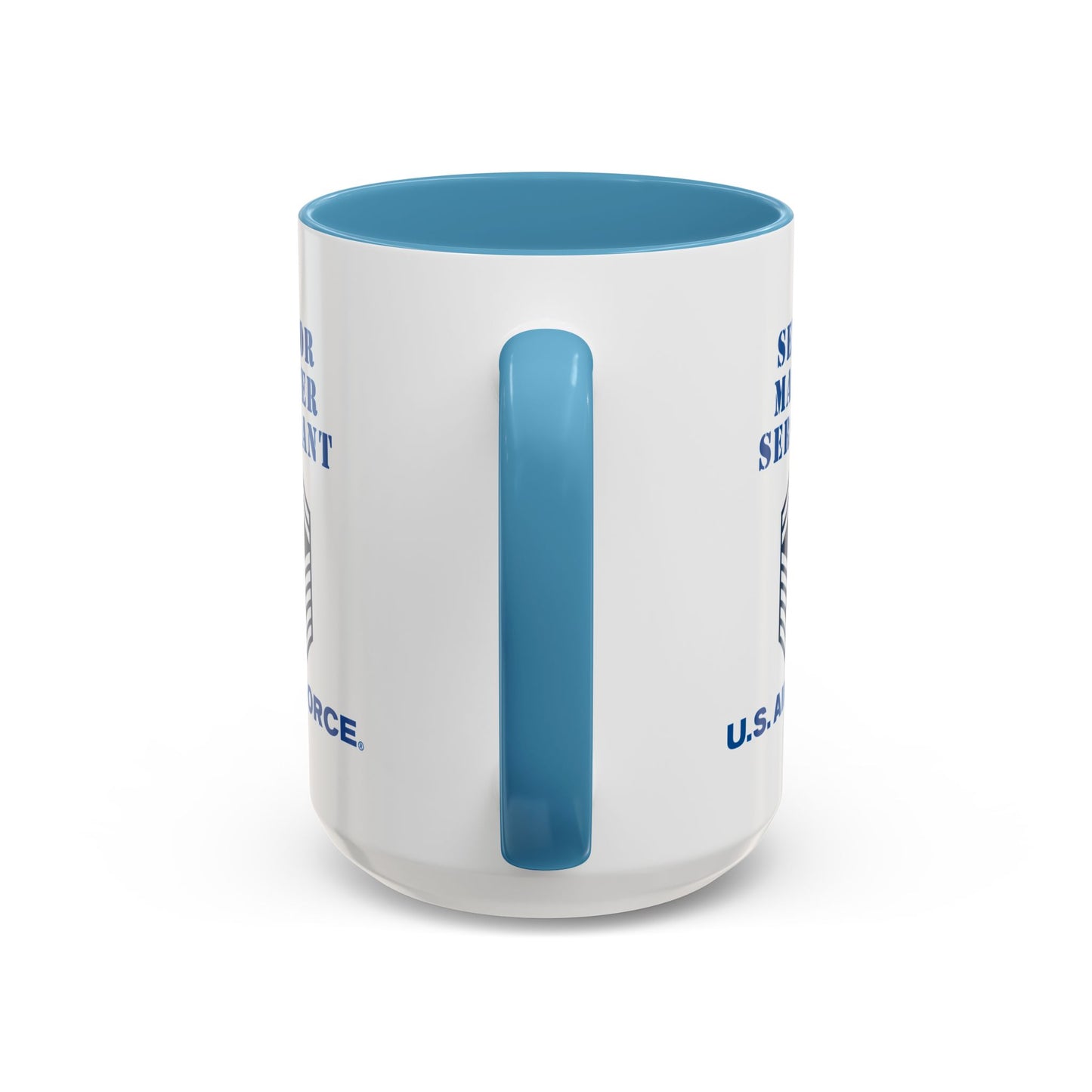 Accent Coffee Mug (11oz & 15oz) - USAF - Senior Master Sergeant (E8a) - 2020 - US Air Force w Text X 300