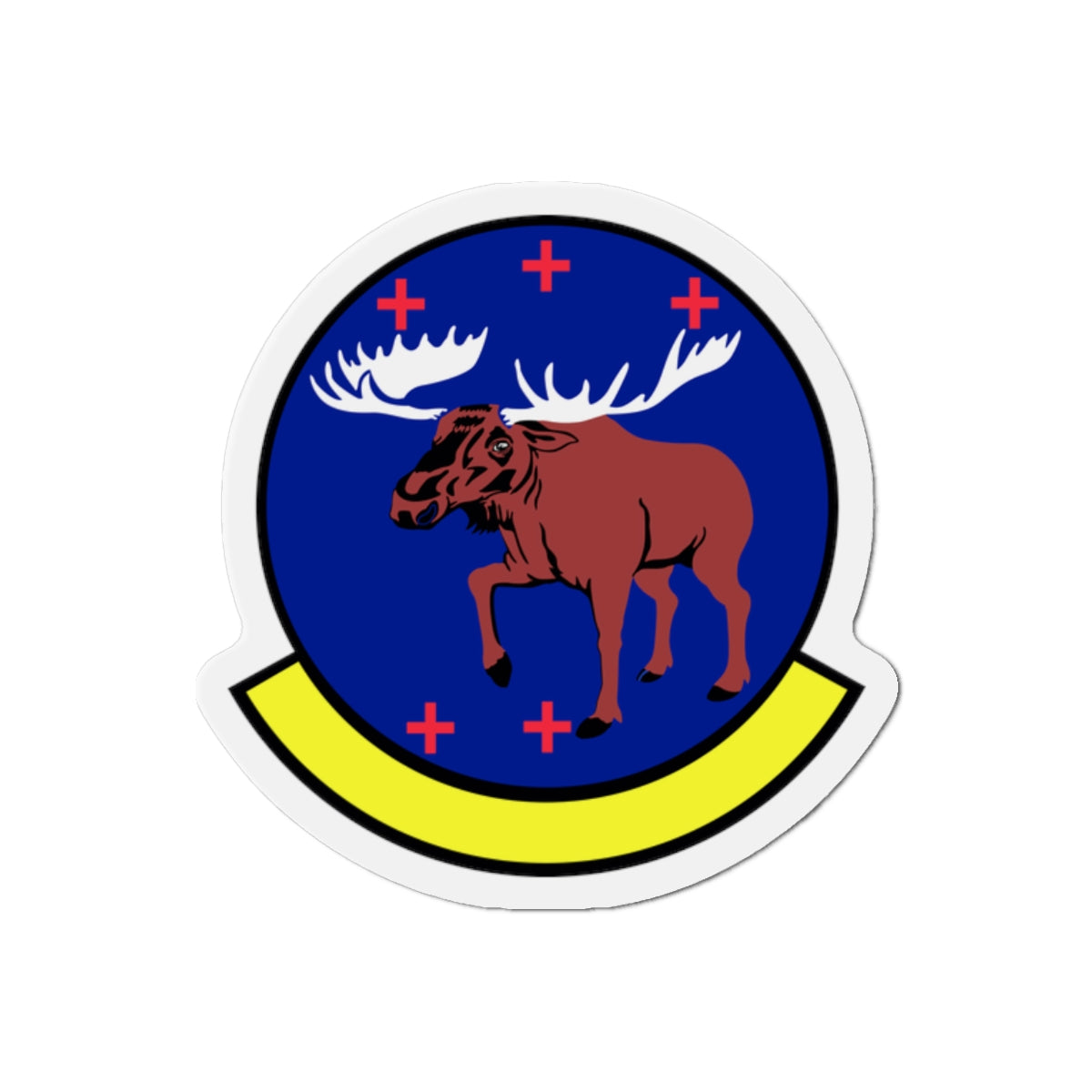 Die-Cut Magnet - USAF - 4th Healthcare Operations Sq wo txt X 300