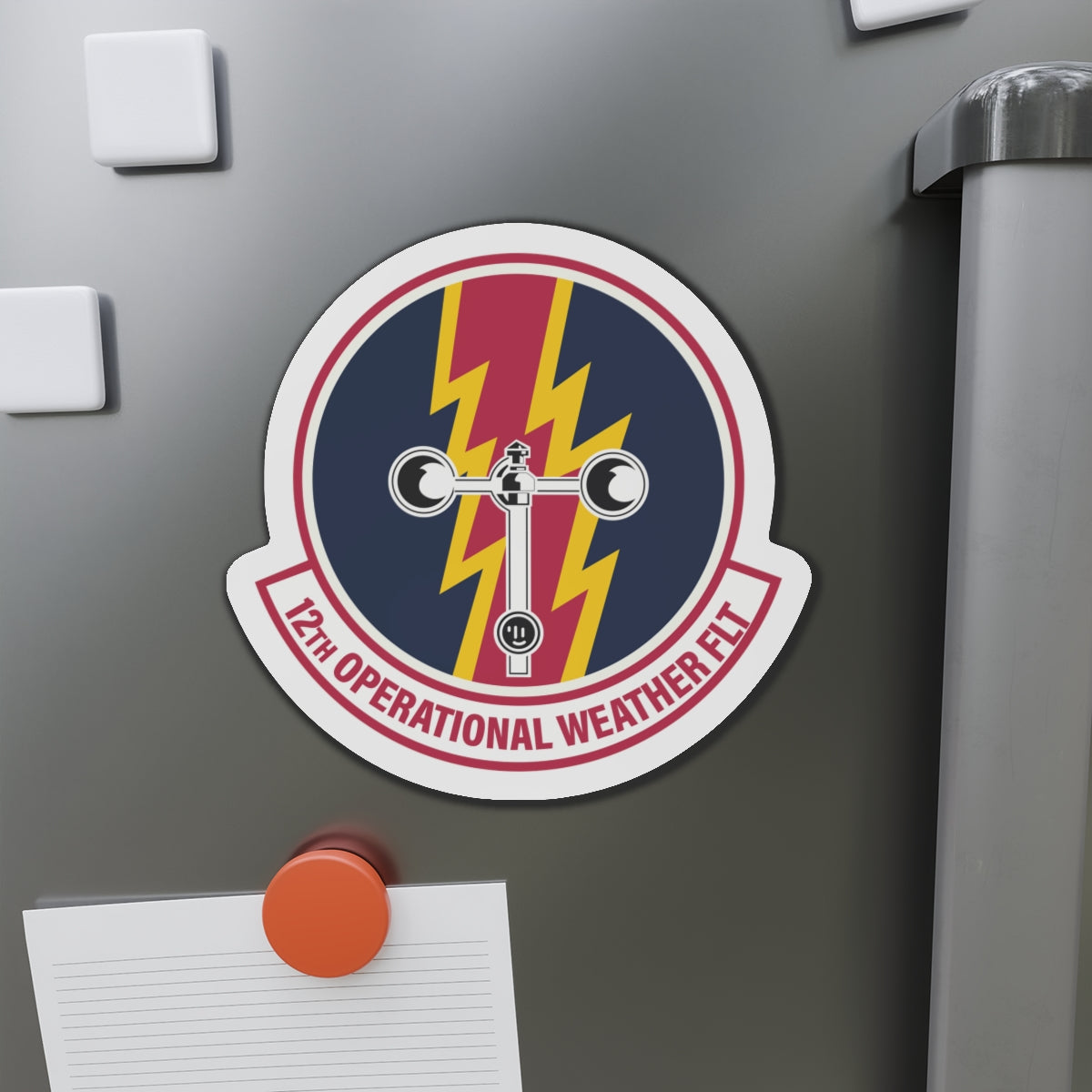 Die-Cut Magnet - USAF - 12th Operational Weather Flight wo txt