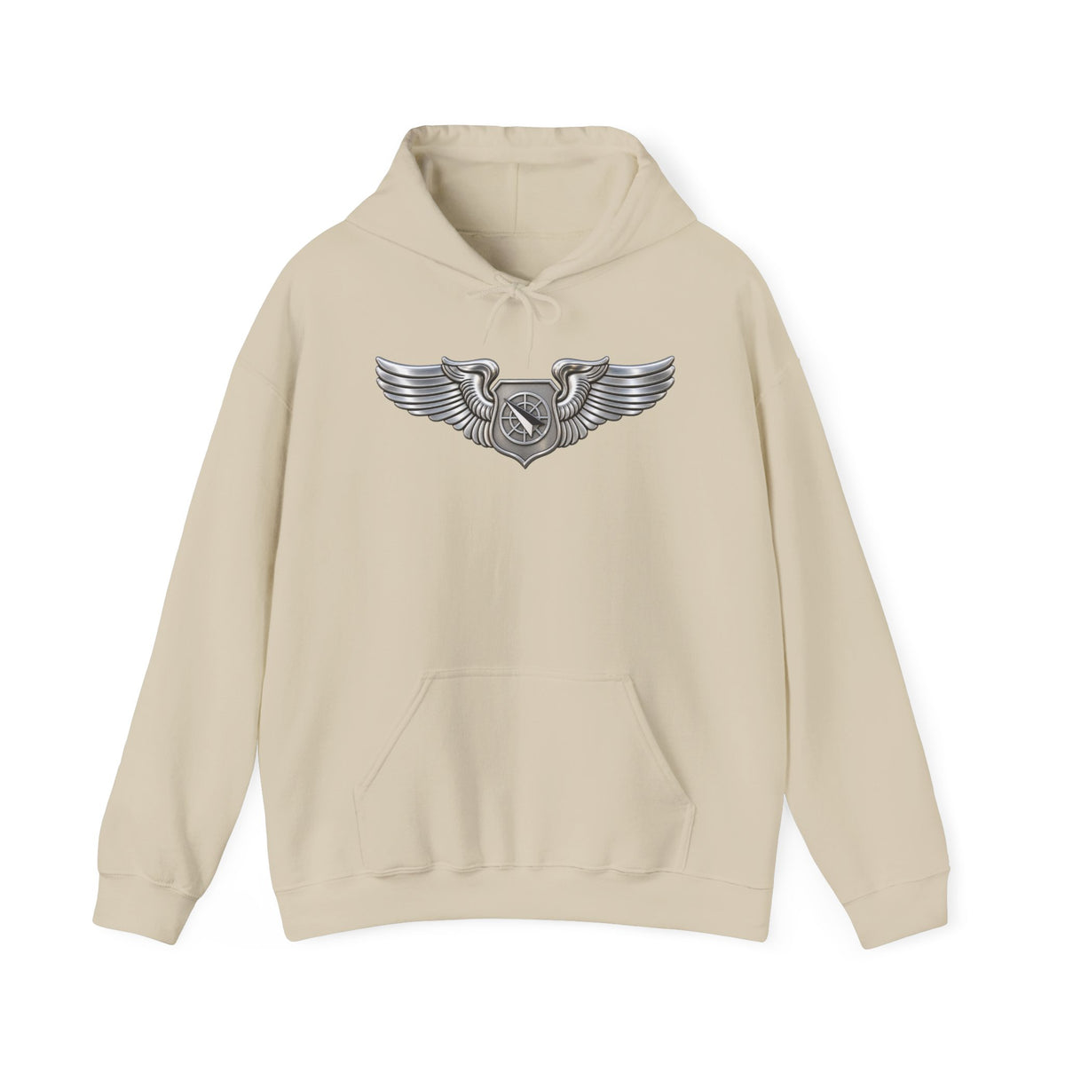 Unisex Heavy Blend Hooded Sweatshirt - USAF - Air Battle Manager Badge wo txt - 3D - Enhanced