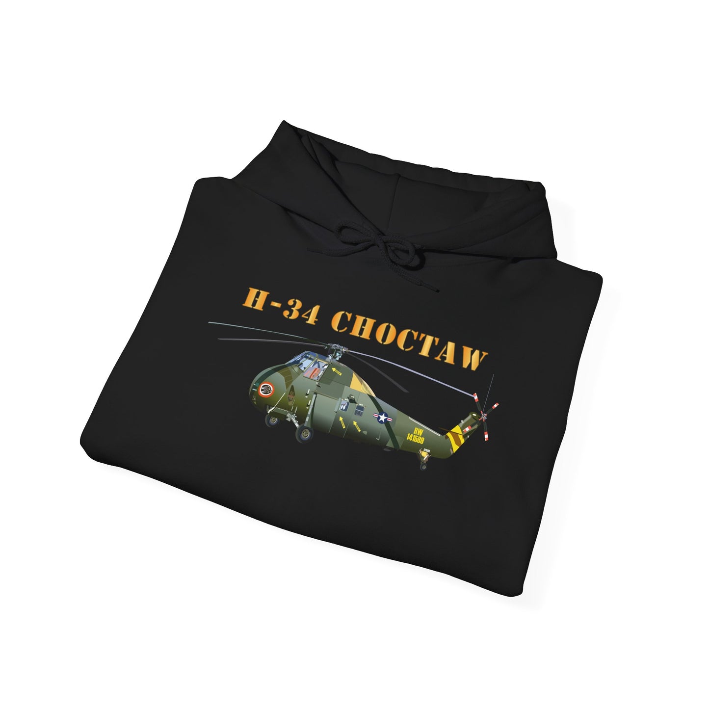 Unisex Heavy Blend Hooded Sweatshirt - H-34 Choctaw with Txt X 300
