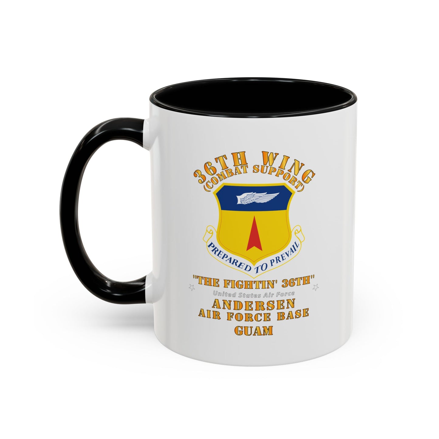 Accent Coffee Mug (11oz & 15oz) - USAF - 36th Wing - Anderson AFB - Guam