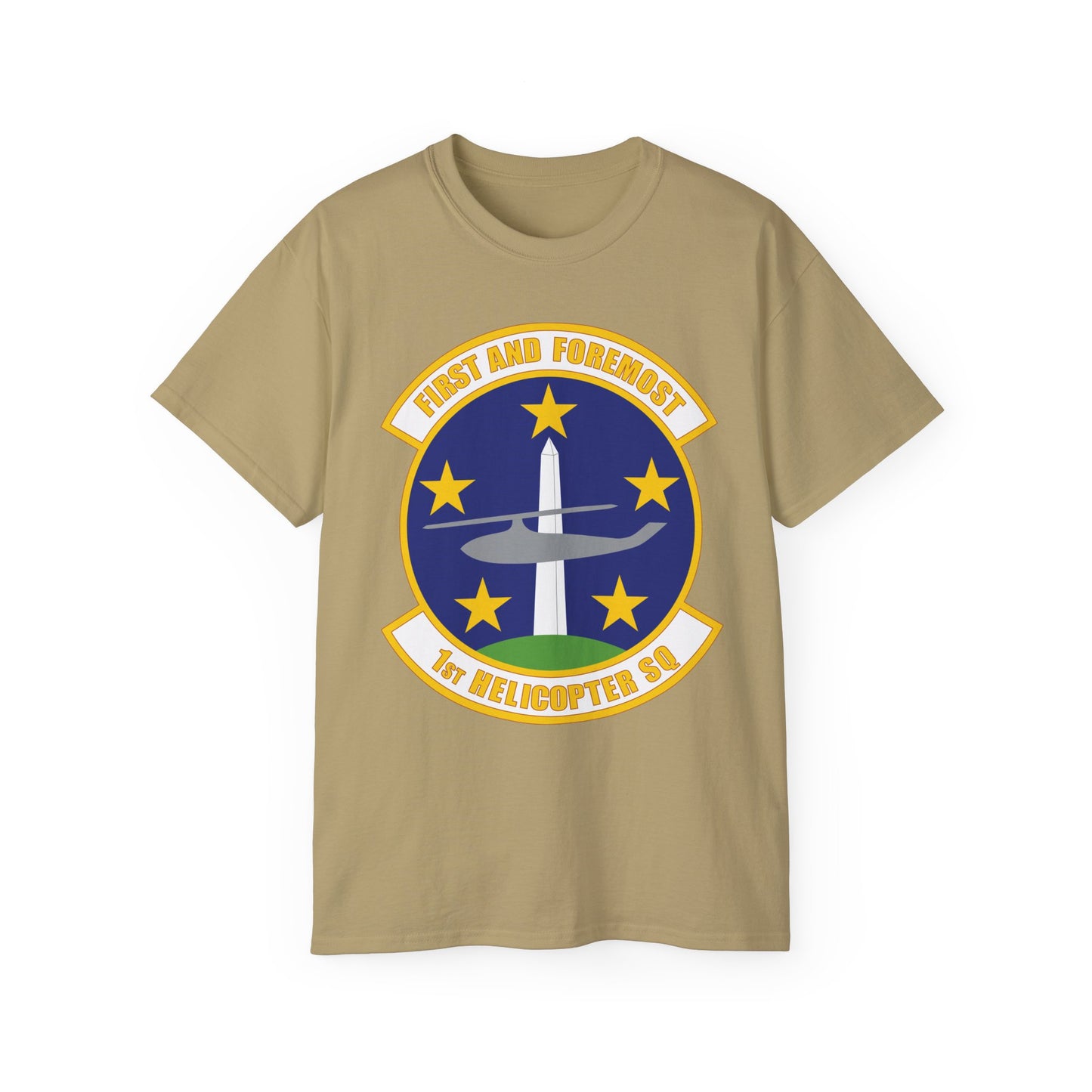 Unisex Ultra Cotton Tee -USAF - 1st Helicopter Squadron (AFDW) wo txt