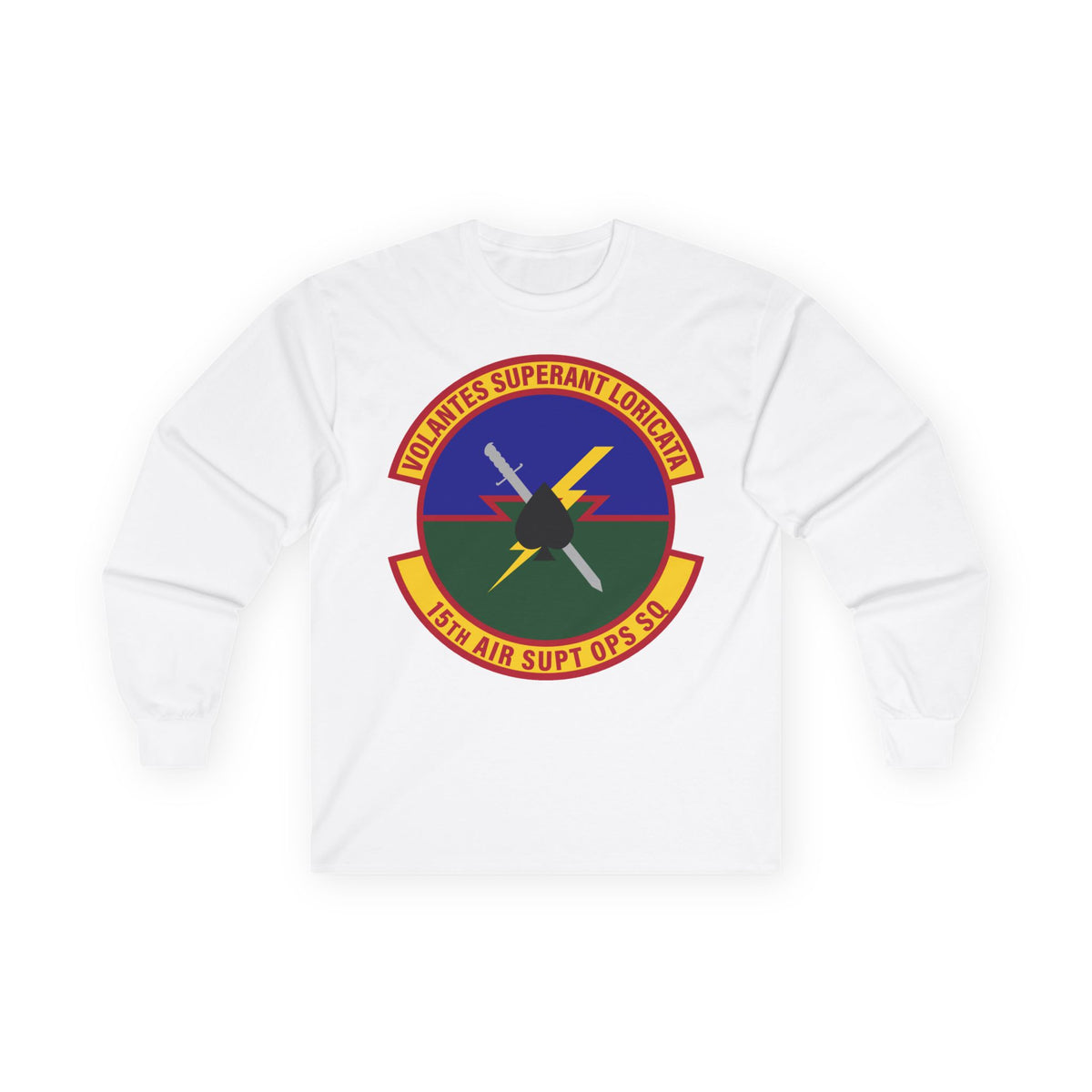 Unisex Ultra Cotton Long Sleeve Tee - USAF - 15th Air Support Operations Squadron wo txt