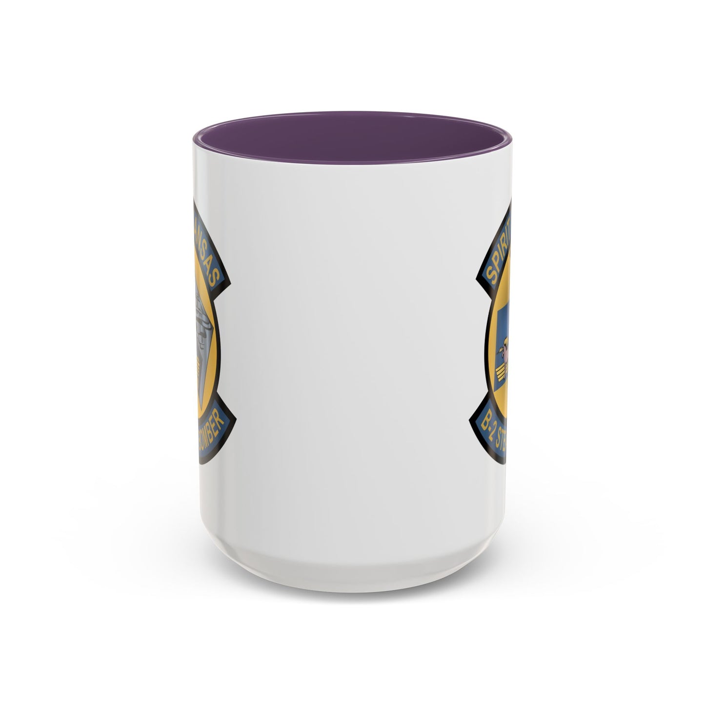 Accent Coffee Mug (11oz & 15oz) - USAF - B2 - Spirit of Kansas - Stealth Bomber wo txt X 300