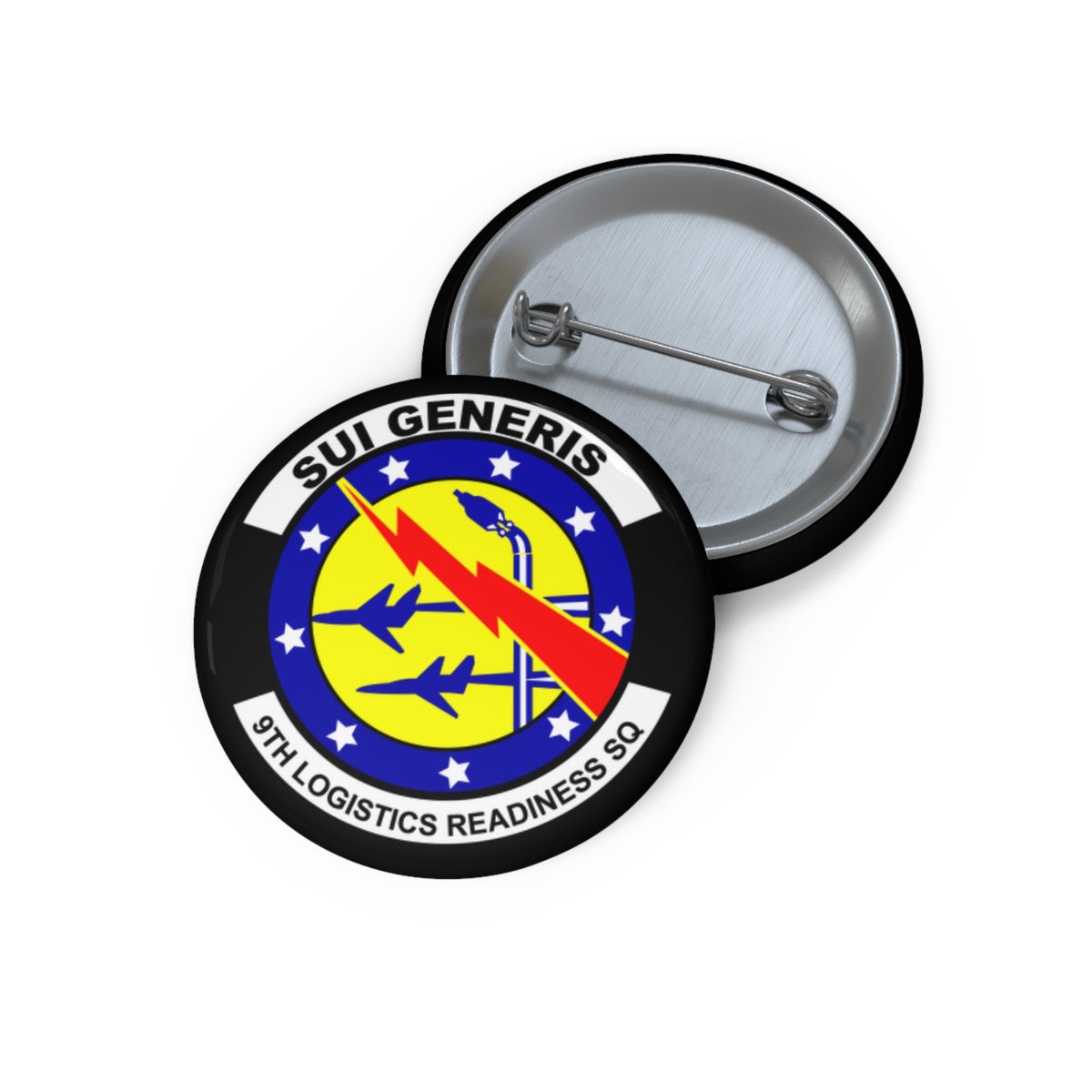 Custom Pin Button - USAF - 9th Maintenance Squadron wo txt X 300
