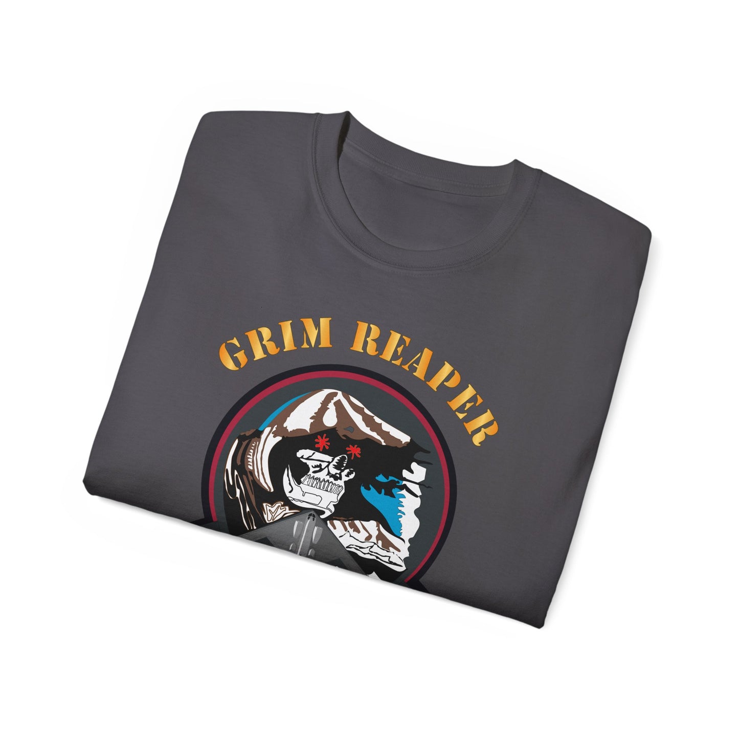 Unisex Ultra Cotton Tee - USAF - B2 - Grim Reaper - Stealth Bomber X 300