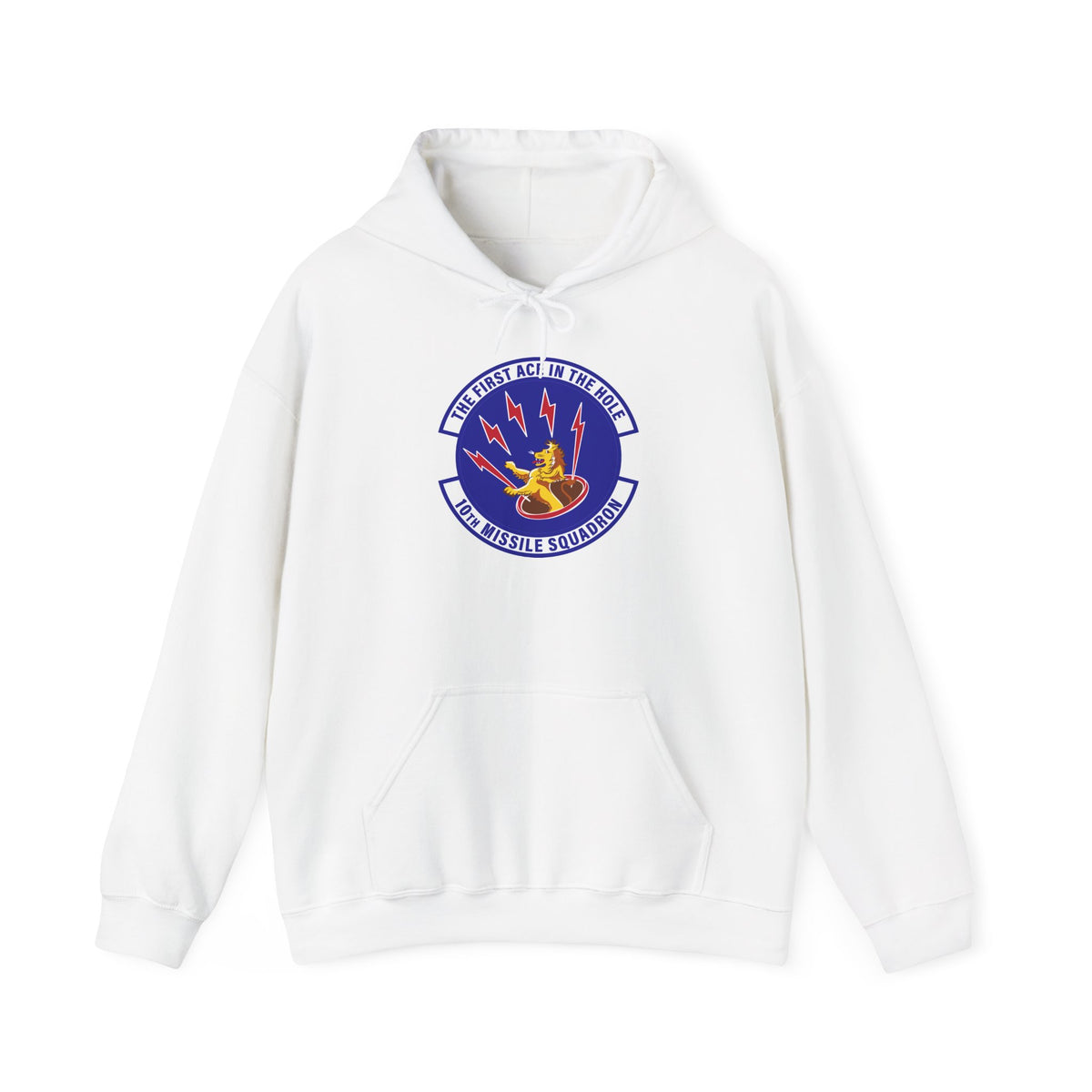 Unisex Heavy Blend Hooded Sweatshirt - USAF - 10th Missile Squadron wo txt