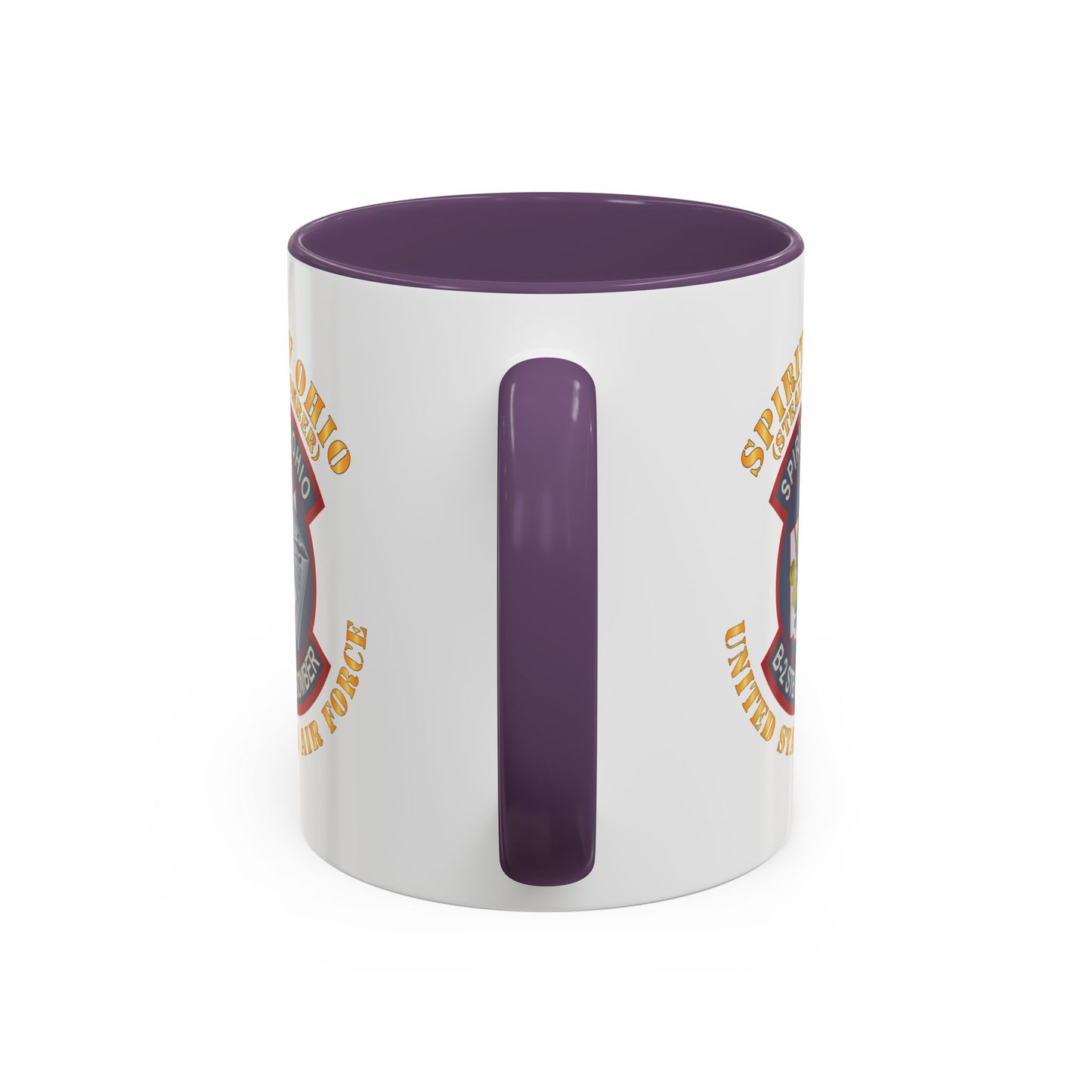 Accent Coffee Mug (11oz & 15oz) - USAF - B2 - Spirit of Ohio - Stealth Bomber X 300