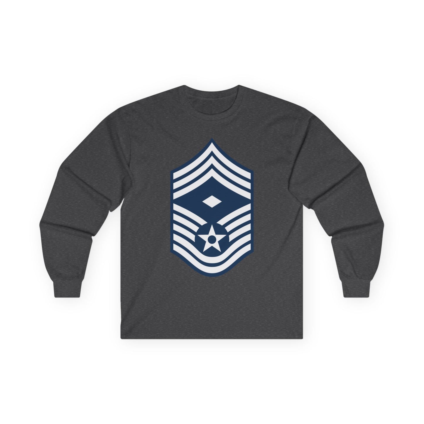 Unisex Ultra Cotton Long Sleeve Tee - USAF - First Sergeant (E9b) - 2020