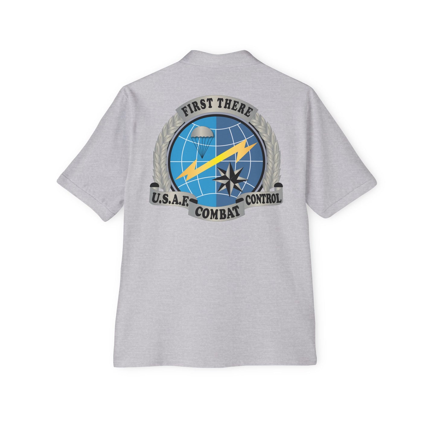 Men's Piqué Polo - USAF - Combat Controller Badge No Txt  X 300