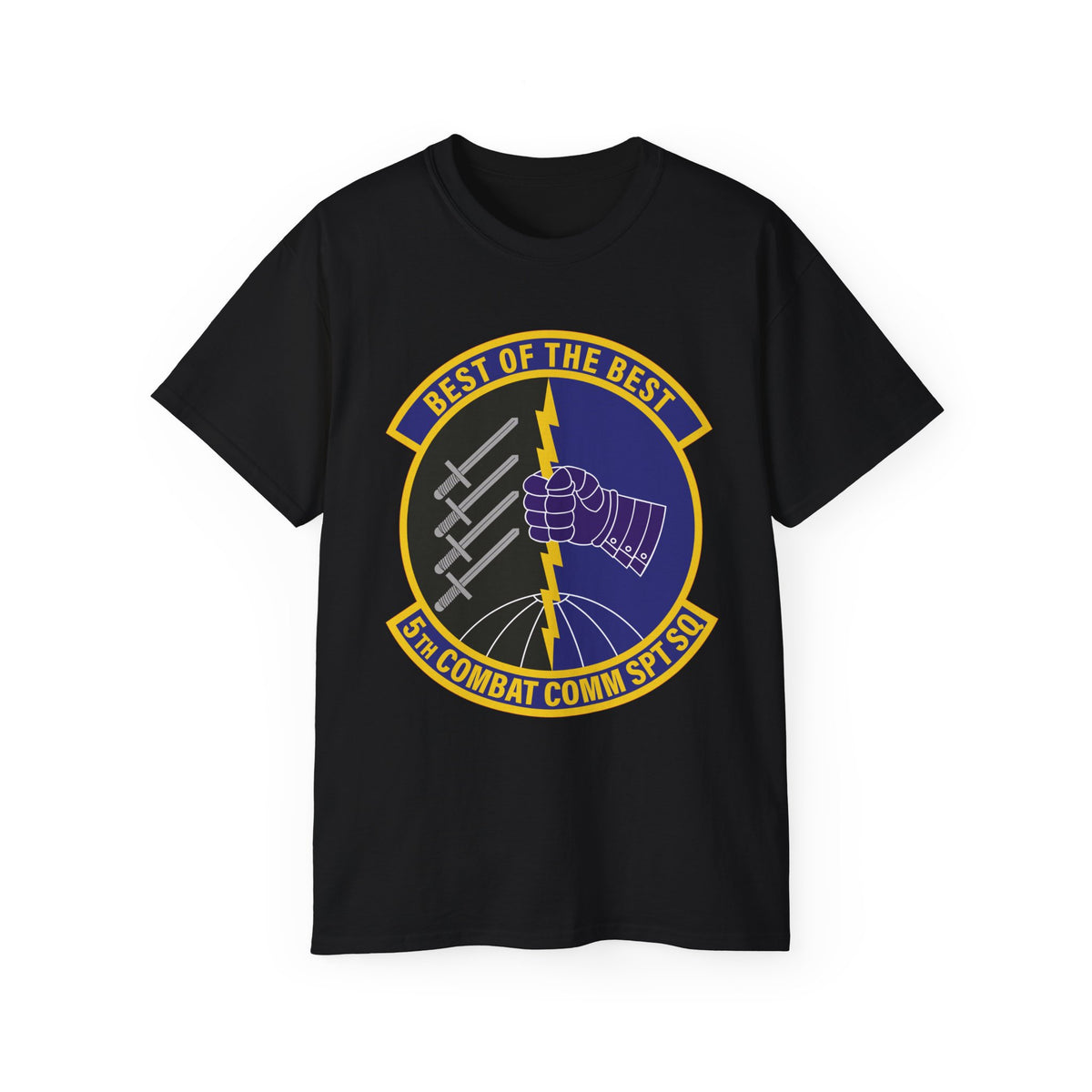 Unisex Ultra Cotton Tee - USAF - 5th Combat Communications Support Sq wo txt X 300