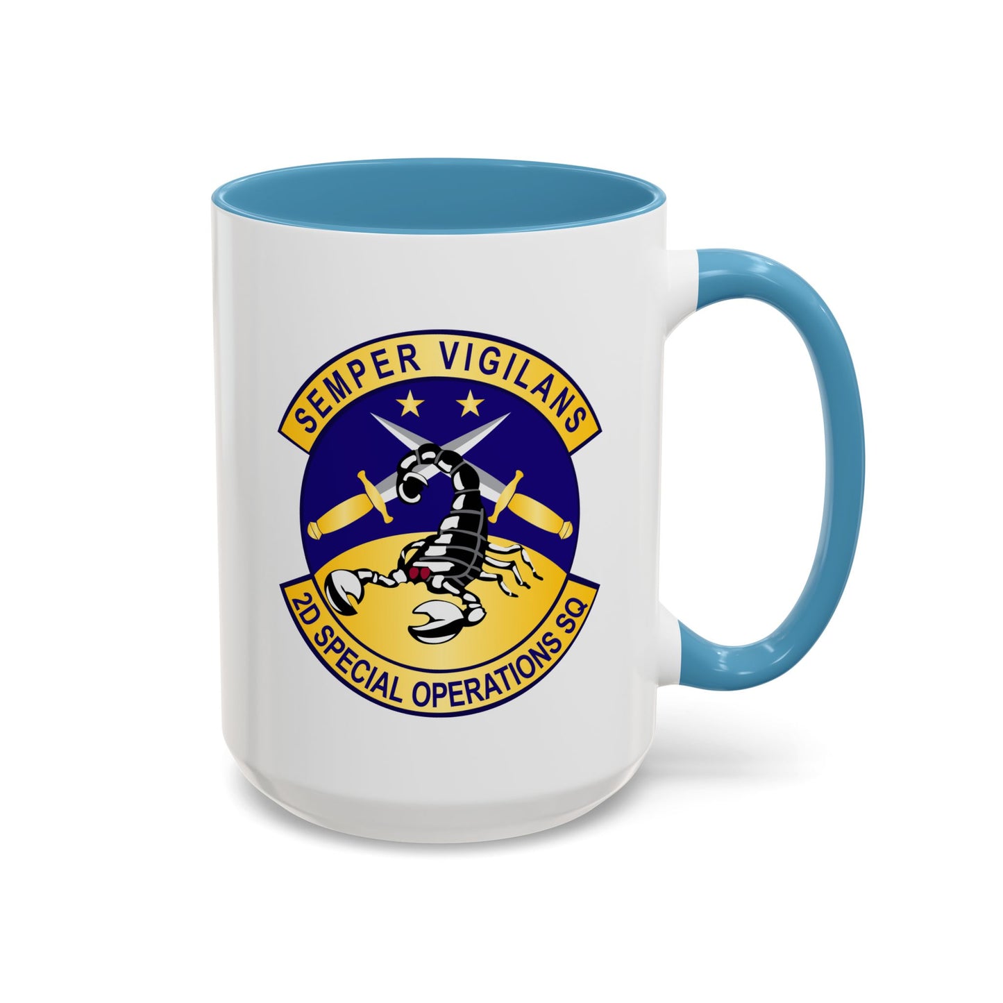 Accent Coffee Mug (11oz & 15oz) - USAFSOF - 2nd Special Operations Squadron wo Txt