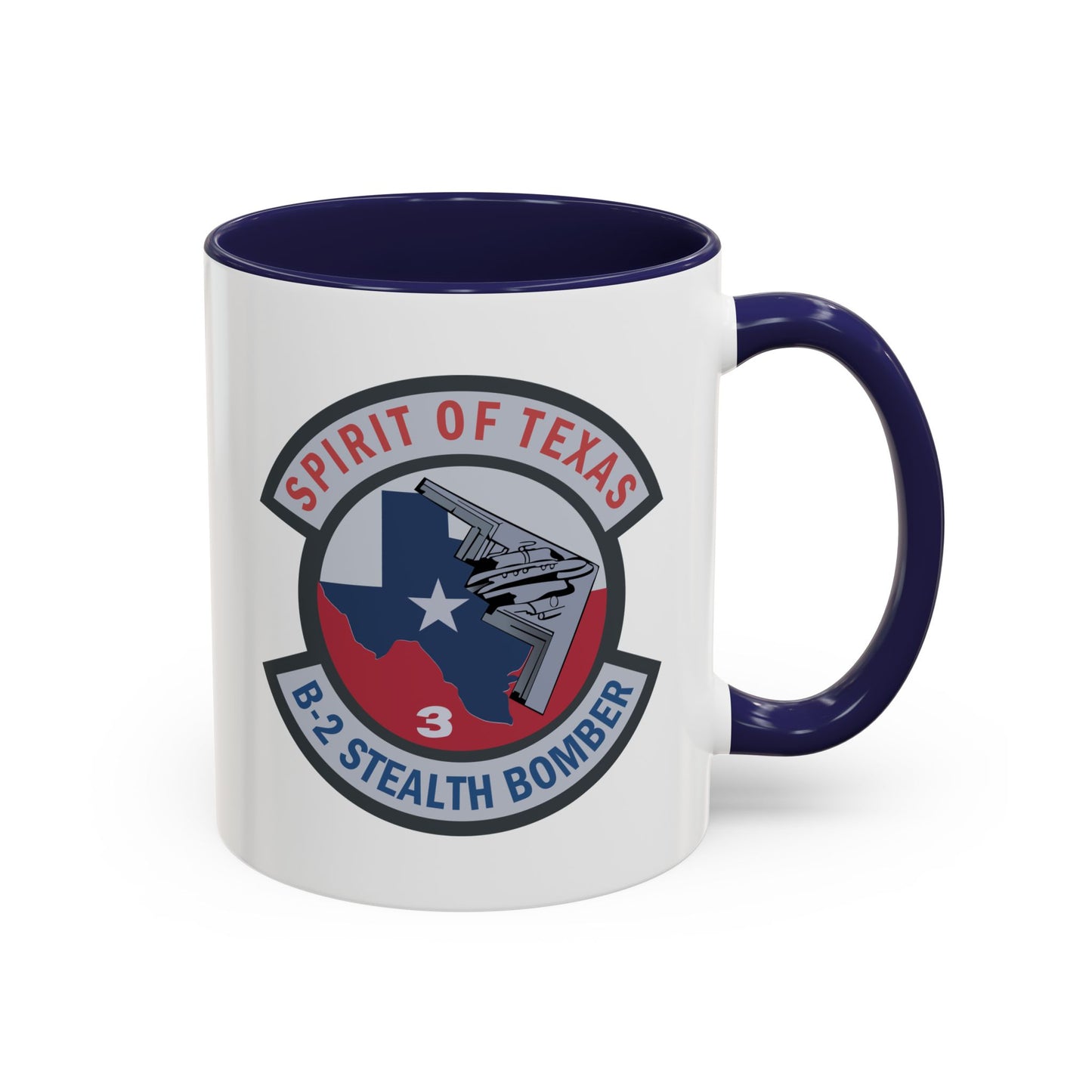 Accent Coffee Mug (11oz & 15oz) - USAF - B2 - Spirit of Texas - Stealth Bomber wo txt X 300