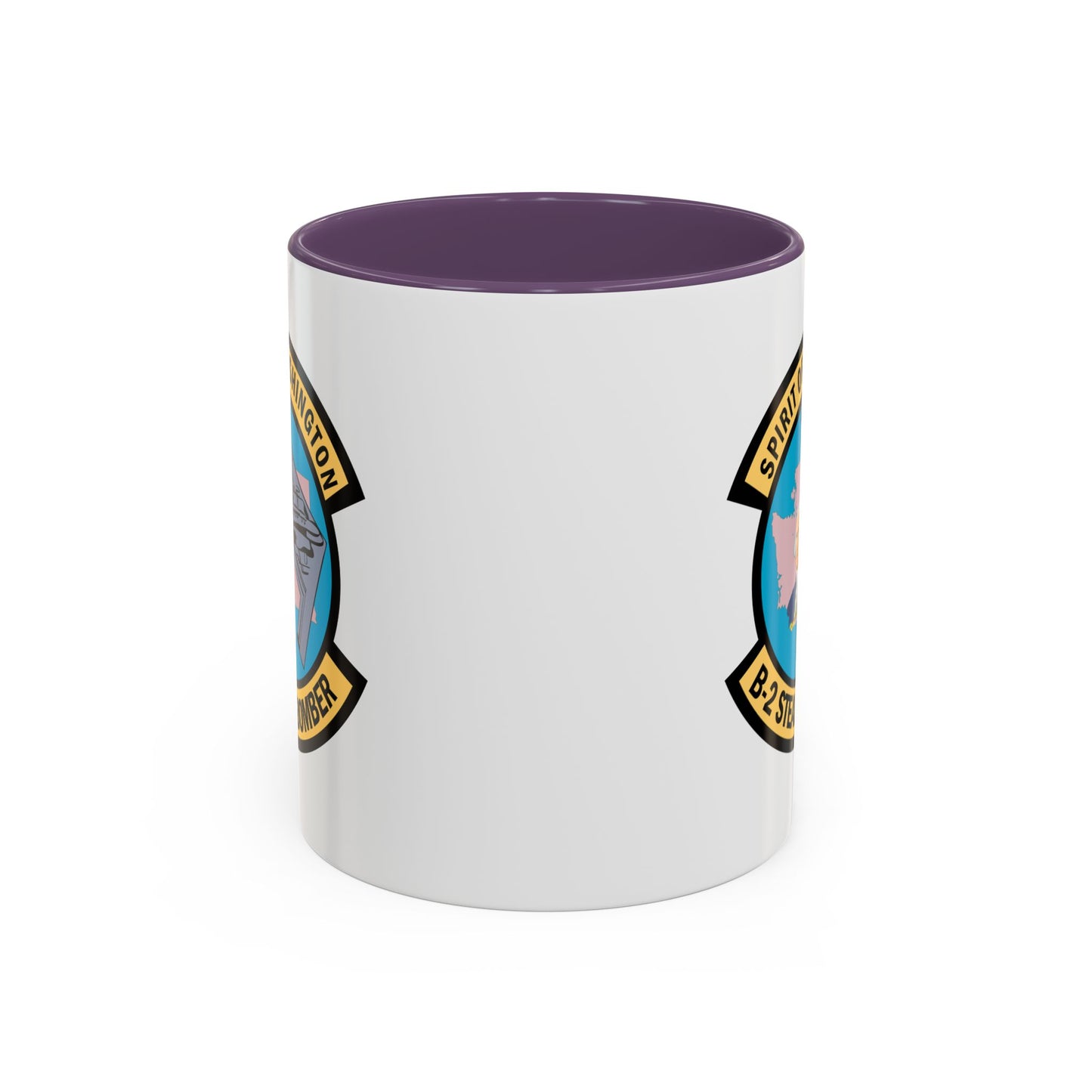 Accent Coffee Mug (11oz & 15oz) - USAF - B2 - Spirit of Washington - Stealth Bomber wo txt X 300