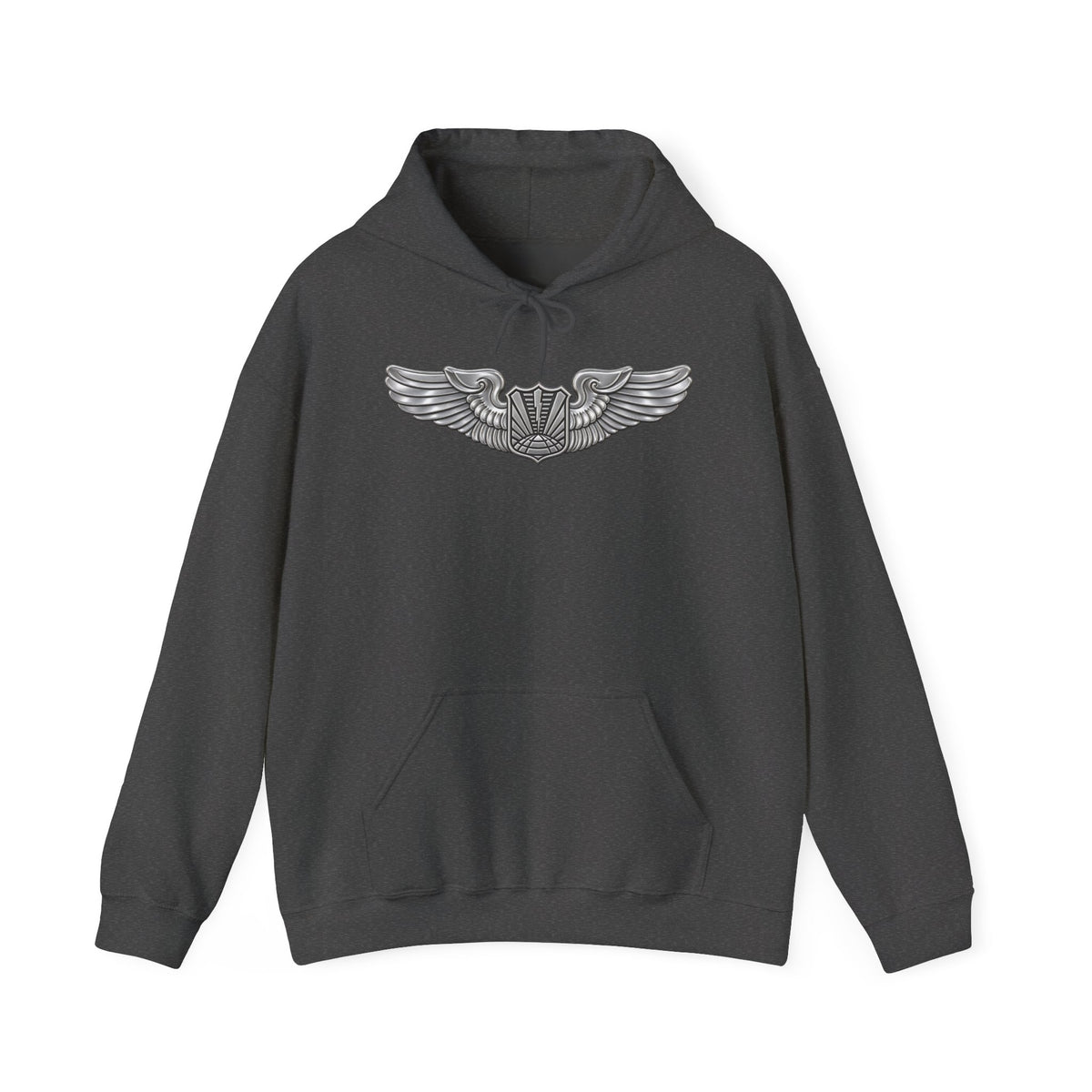 Unisex Heavy Blend Hooded Sweatshirt - USAF - RPA Pilot Badge wo txt - 3D - Enhanced