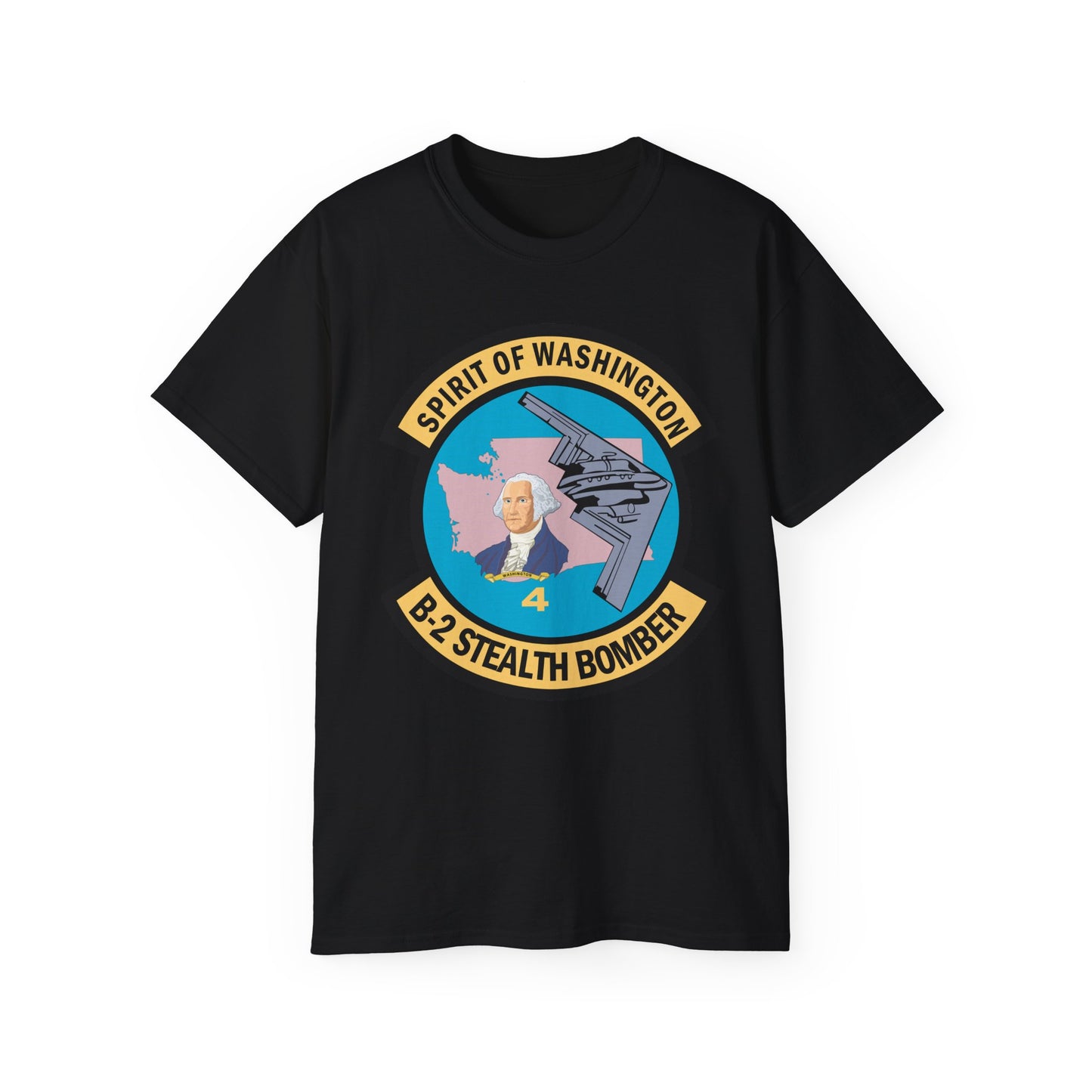 Unisex Ultra Cotton Tee - USAF - B2 - Spirit of Washington - Stealth Bomber wo txt X 300