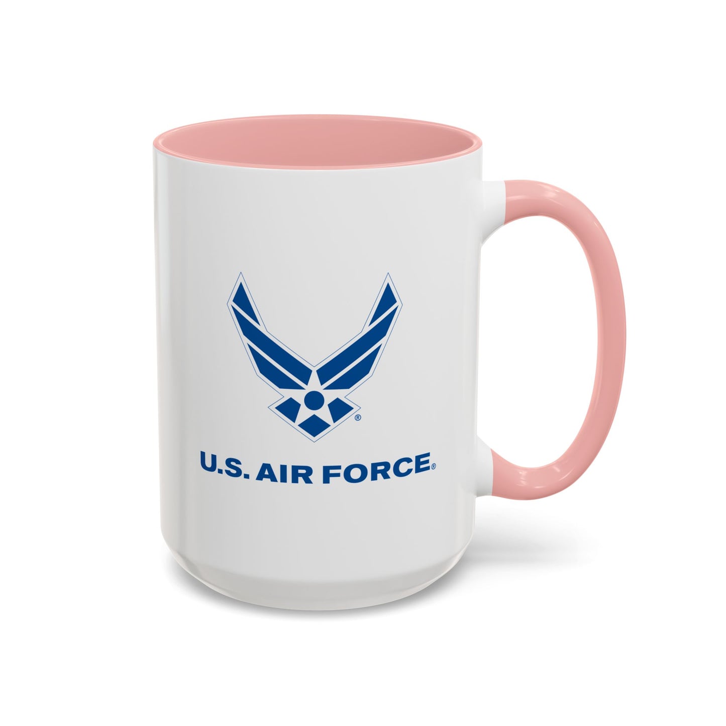 Accent Coffee Mug (11oz & 15oz) - USAF Logo, TM Txt - U S Air Force X 300
