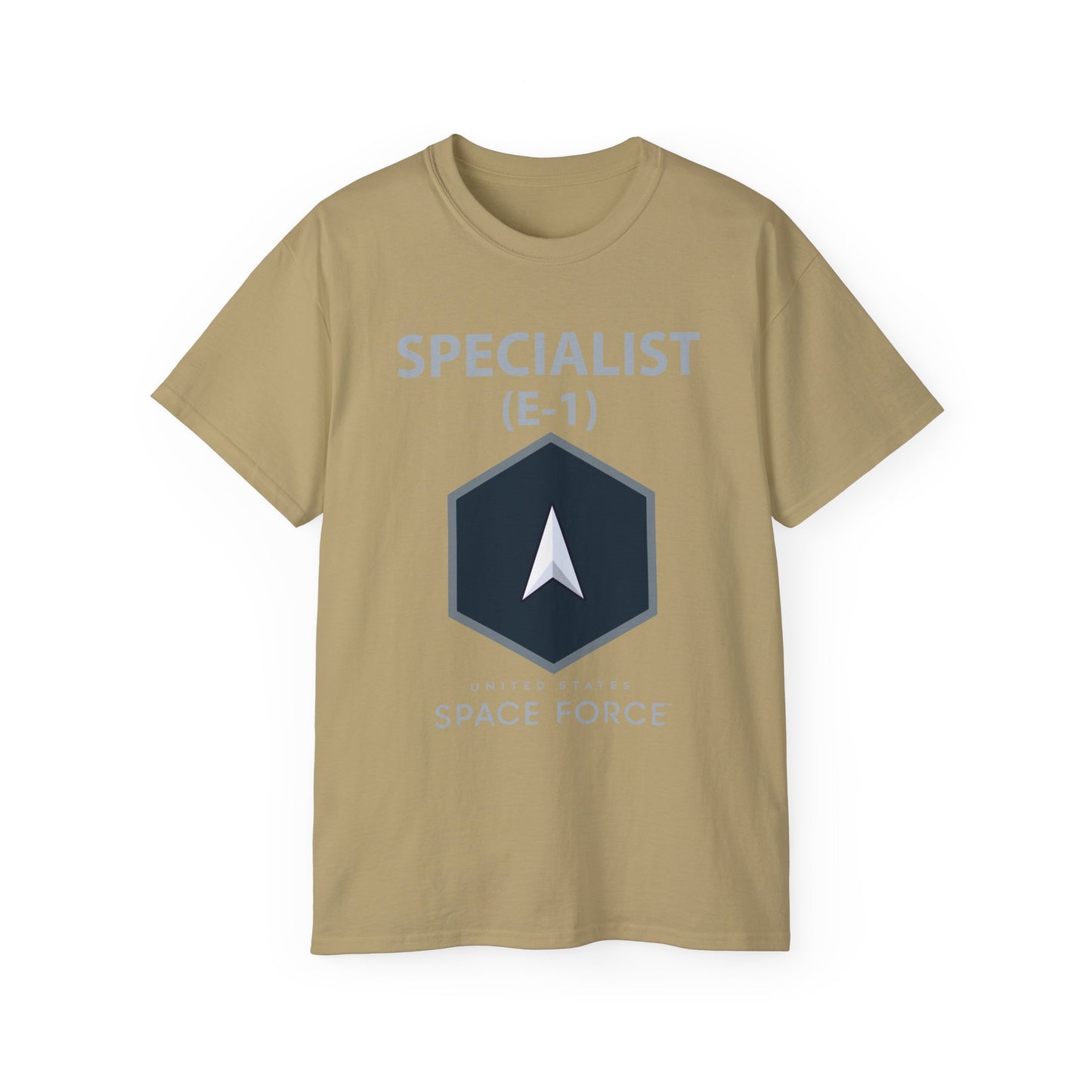 Unisex Ultra Cotton Tee - USSF - E1 Specialist - US Space Force X 300