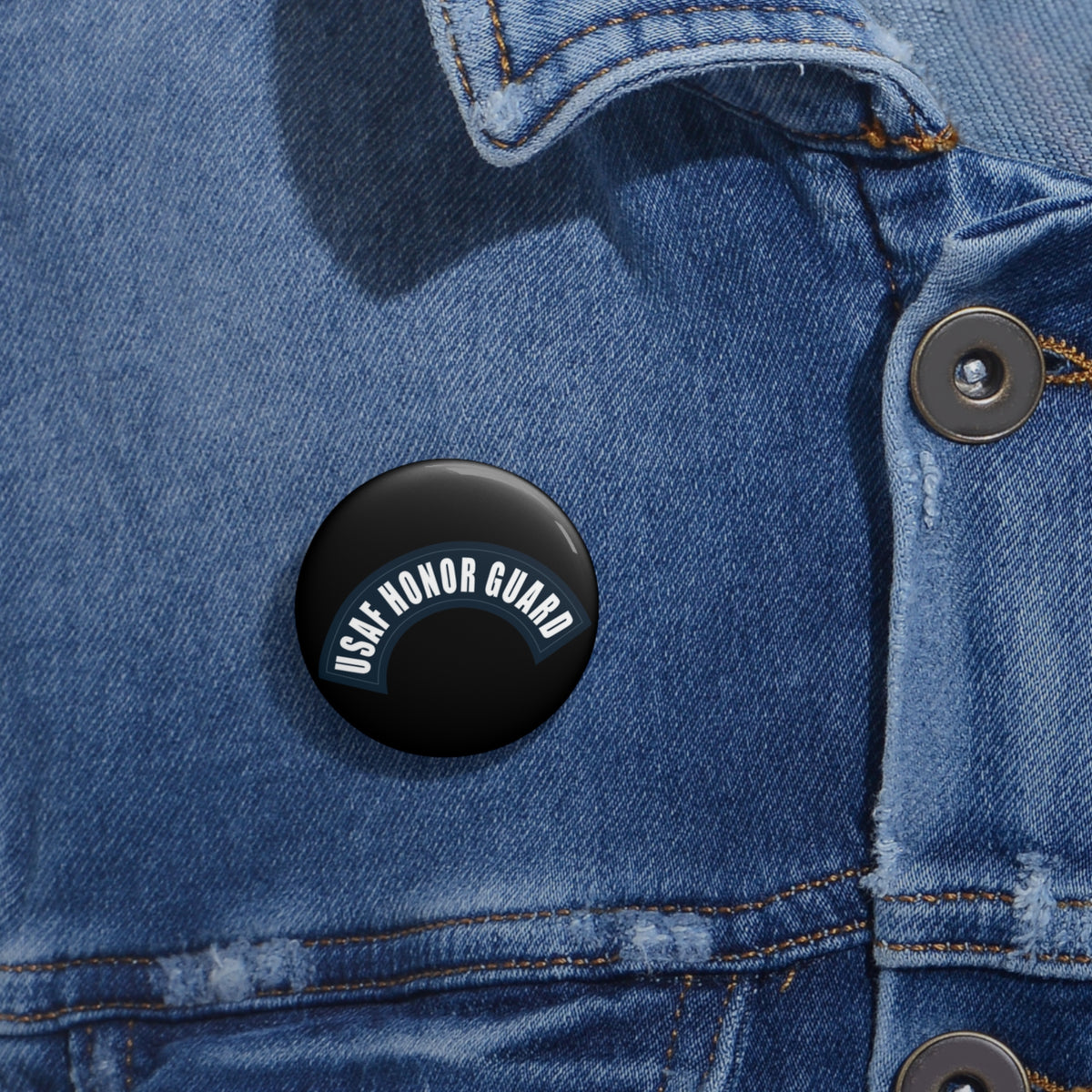 Custom Pin Button - USAF Honor Guard Tab