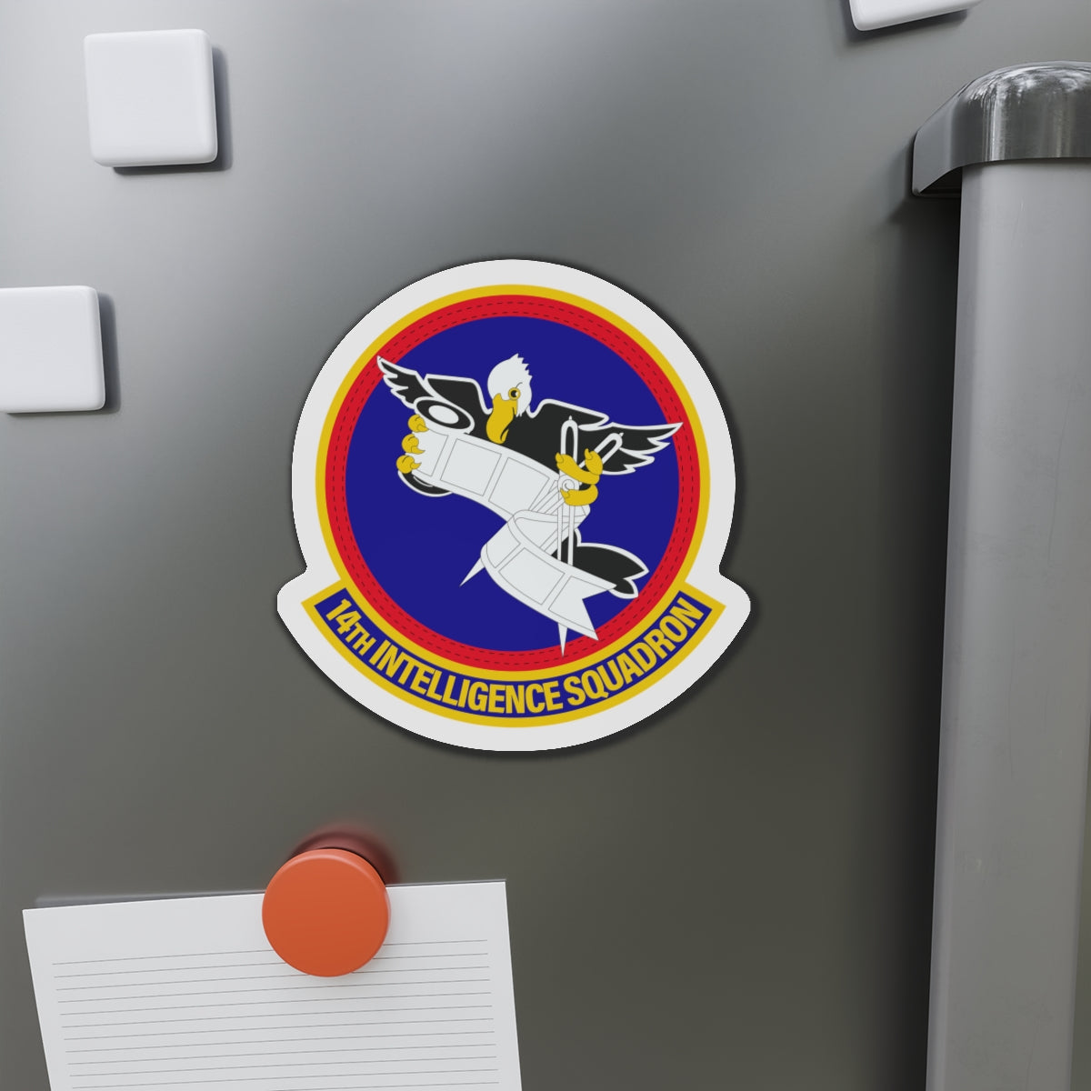 Die-Cut Magnet - USAF - 14th Intelligence Squadron wo txt