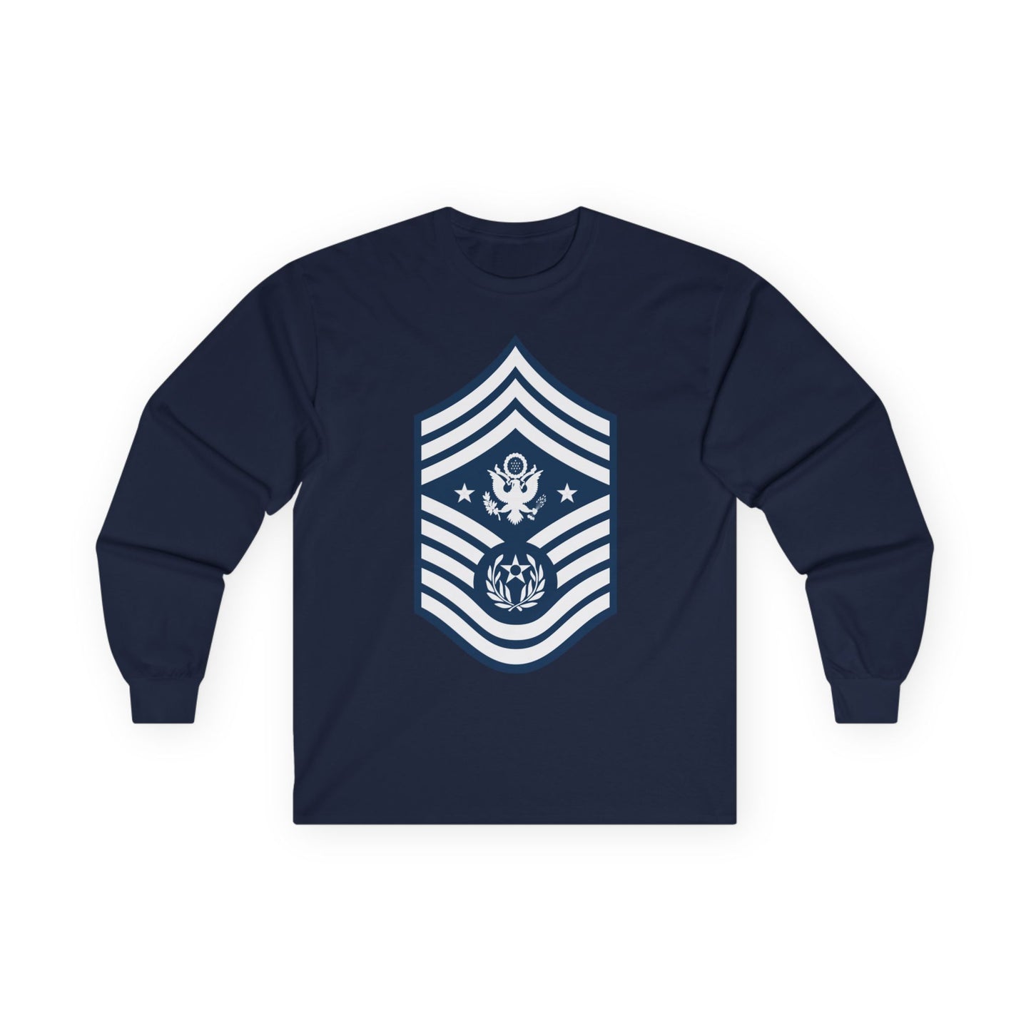 Unisex Ultra Cotton Long Sleeve Tee - USAF - Chief Master Sergeant of the Air Force (E9d) - 2020
