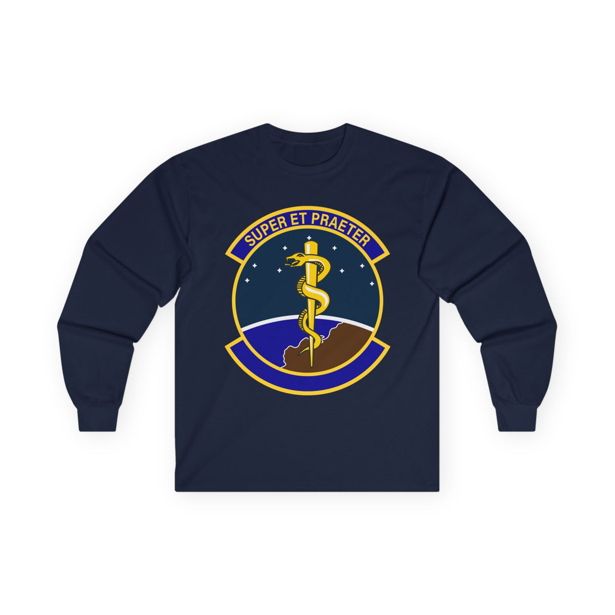 Unisex Ultra Cotton Long Sleeve Tee - USAF - 9th Operational Medical Readiness Sq wo txt X 300