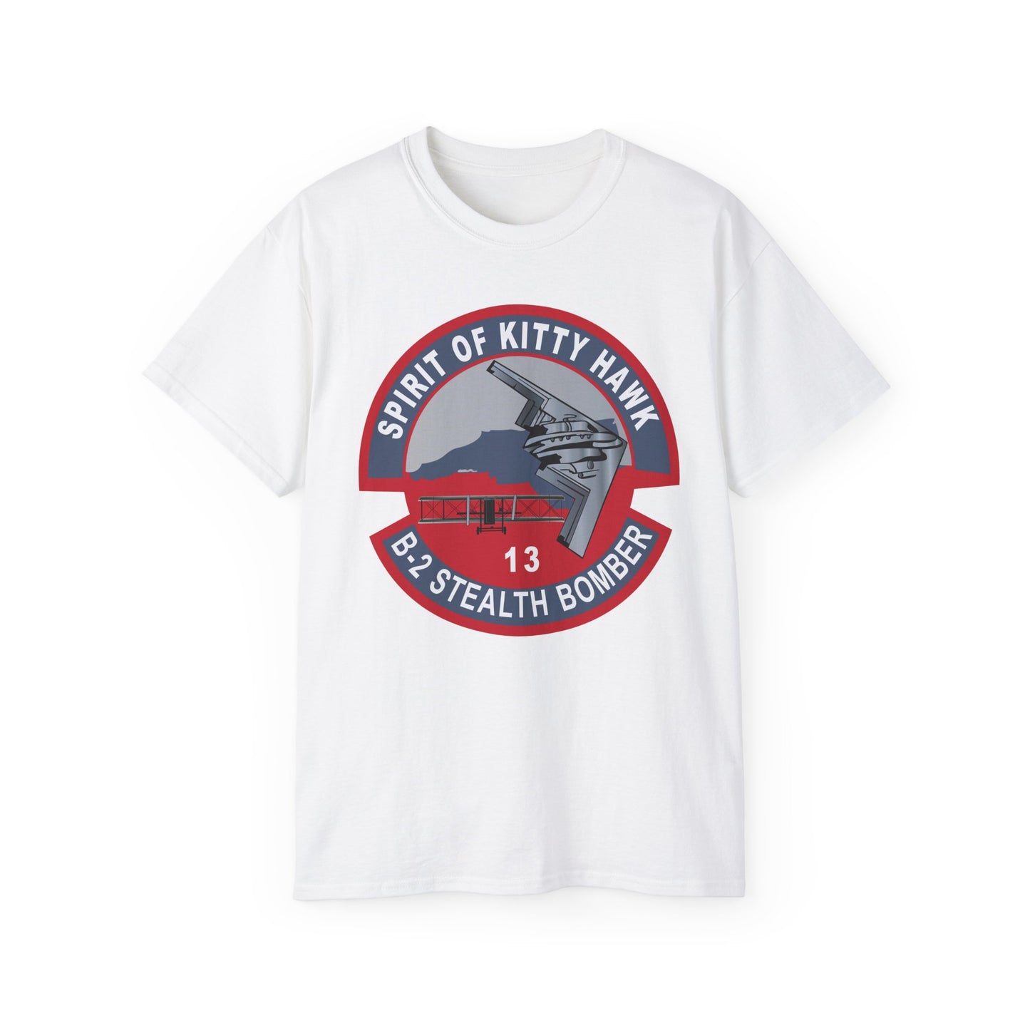 Unisex Ultra Cotton Tee -USAF - B2 - Spirit of Kitty Hawk - Stealth Bomber wo txt X 300