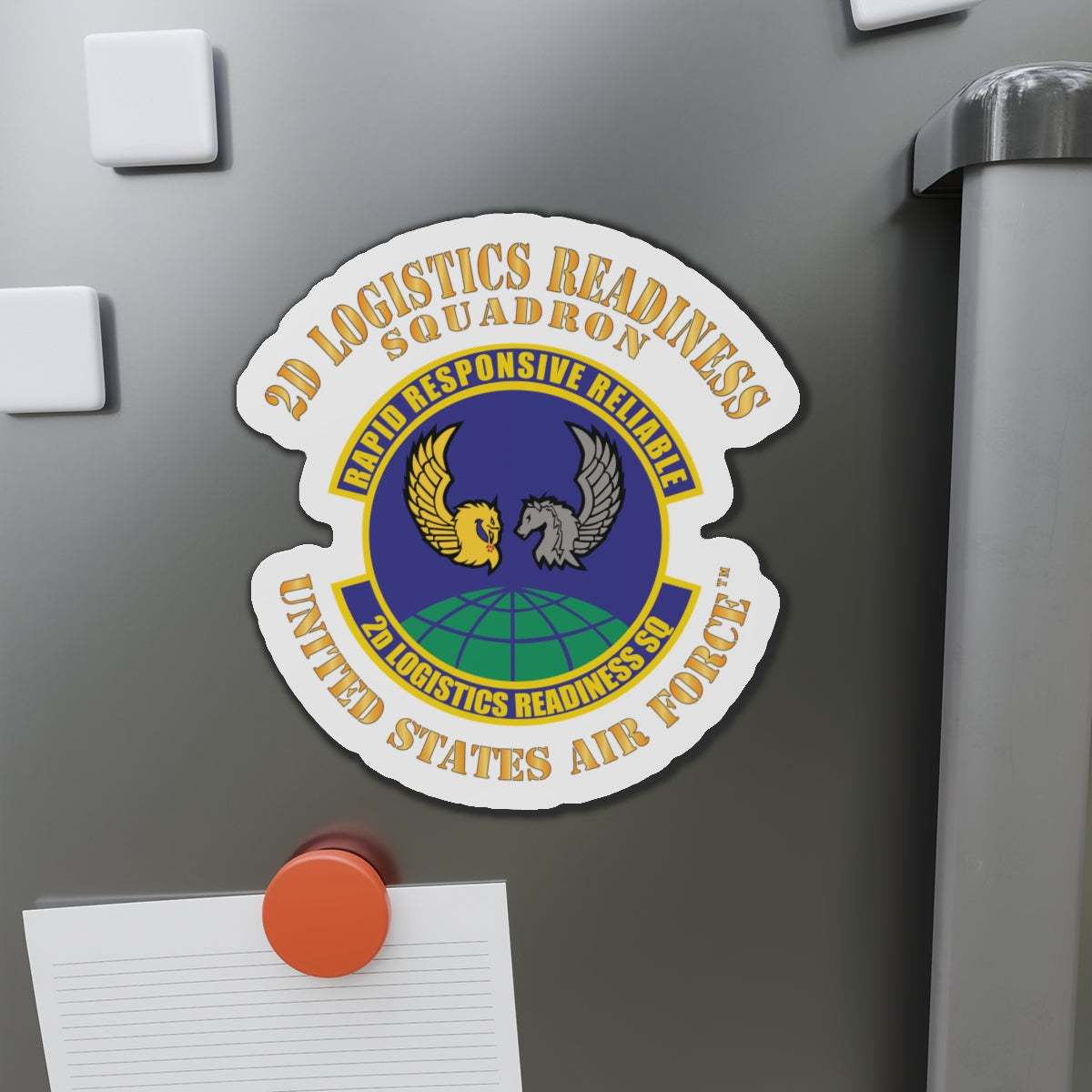 Die-Cut Magnet - USAF - 2d Logistics Readiness Squadron