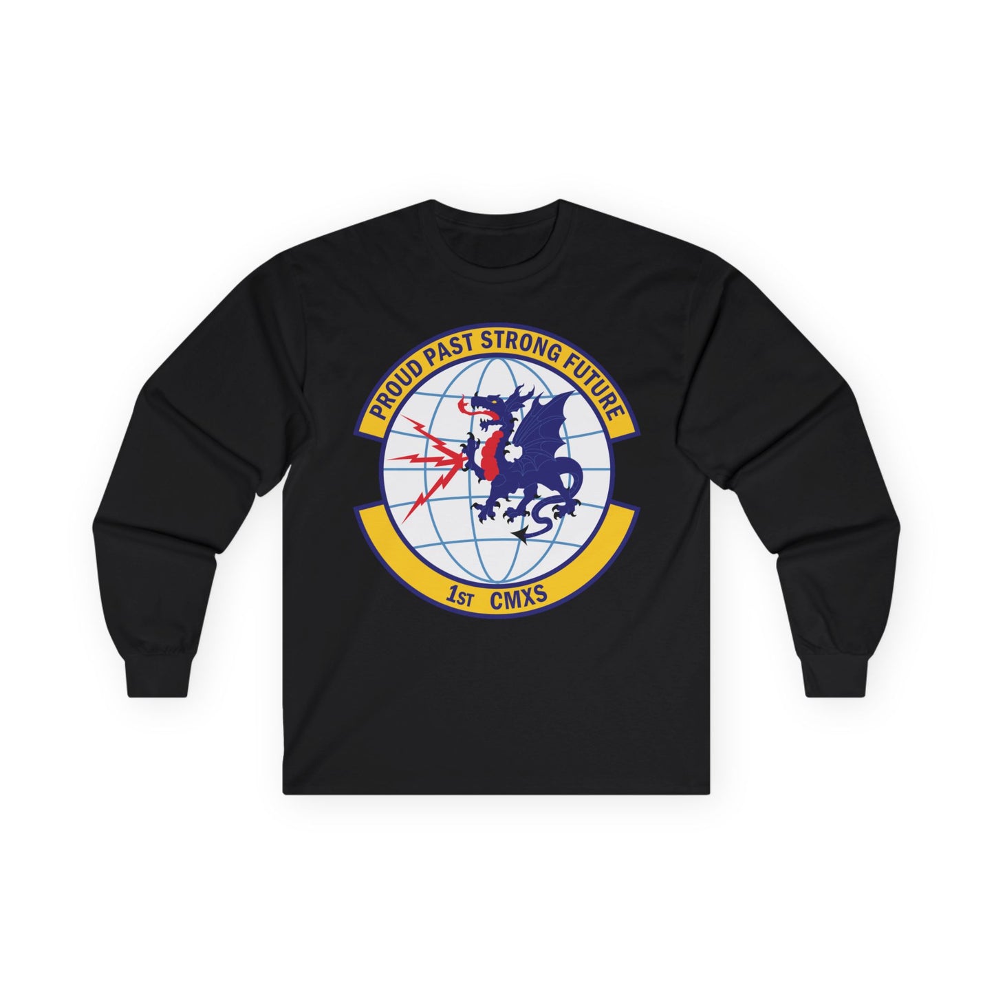 Unisex Ultra Cotton Long Sleeve Tee - USAF - 1st Communications Maintenance Squadron(USAFE) wo txt