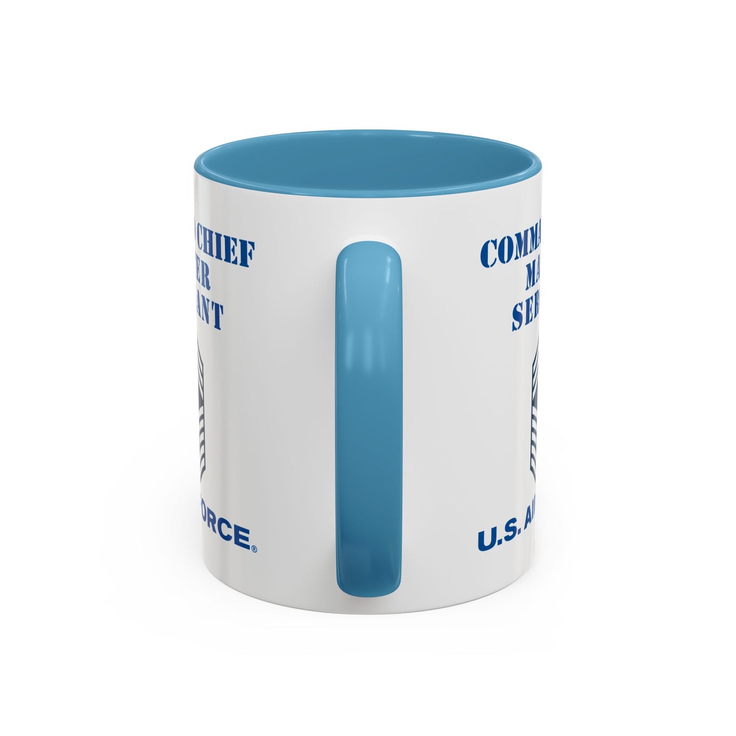 Accent Coffee Mug (11oz & 15oz) - USAF - Command Chief Master Sergeant (E9c) - 2020 - US Air Force w Text X 300