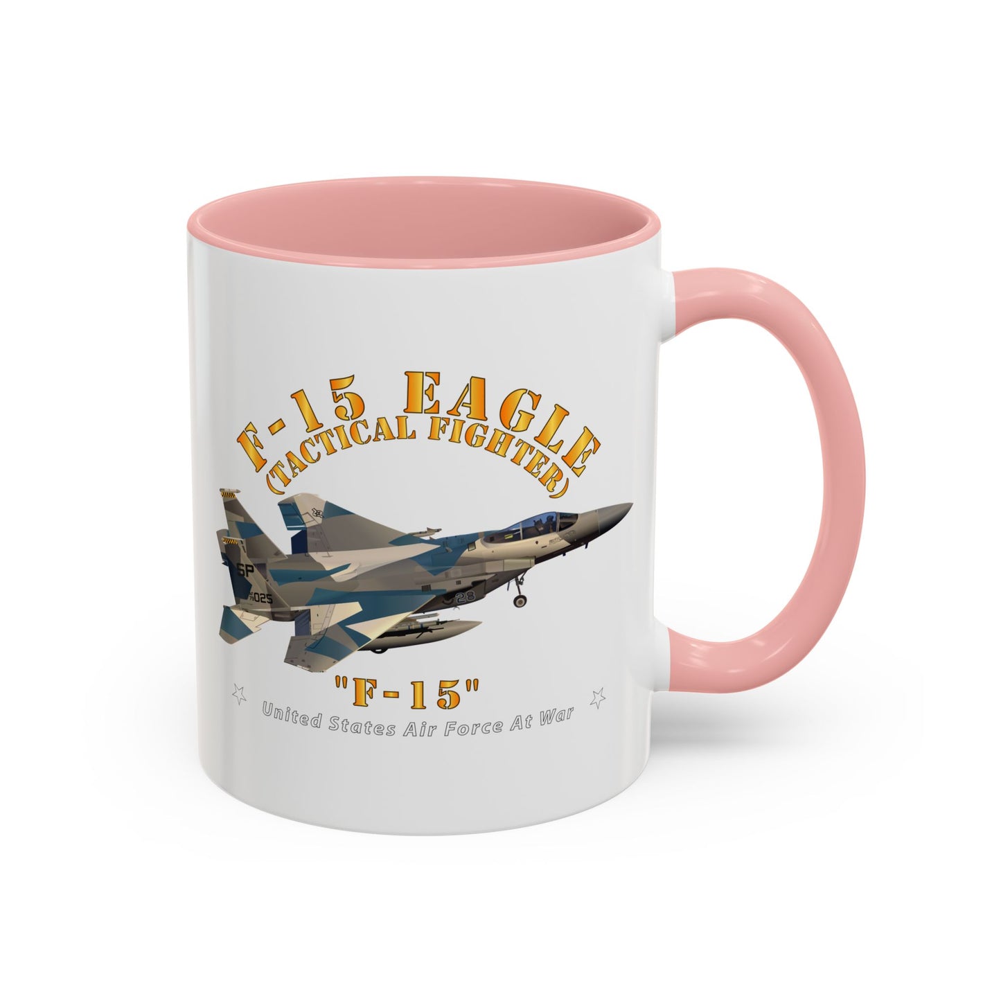 Accent Coffee Mug (11oz & 15oz) - USAF - F15 Eagle - F15