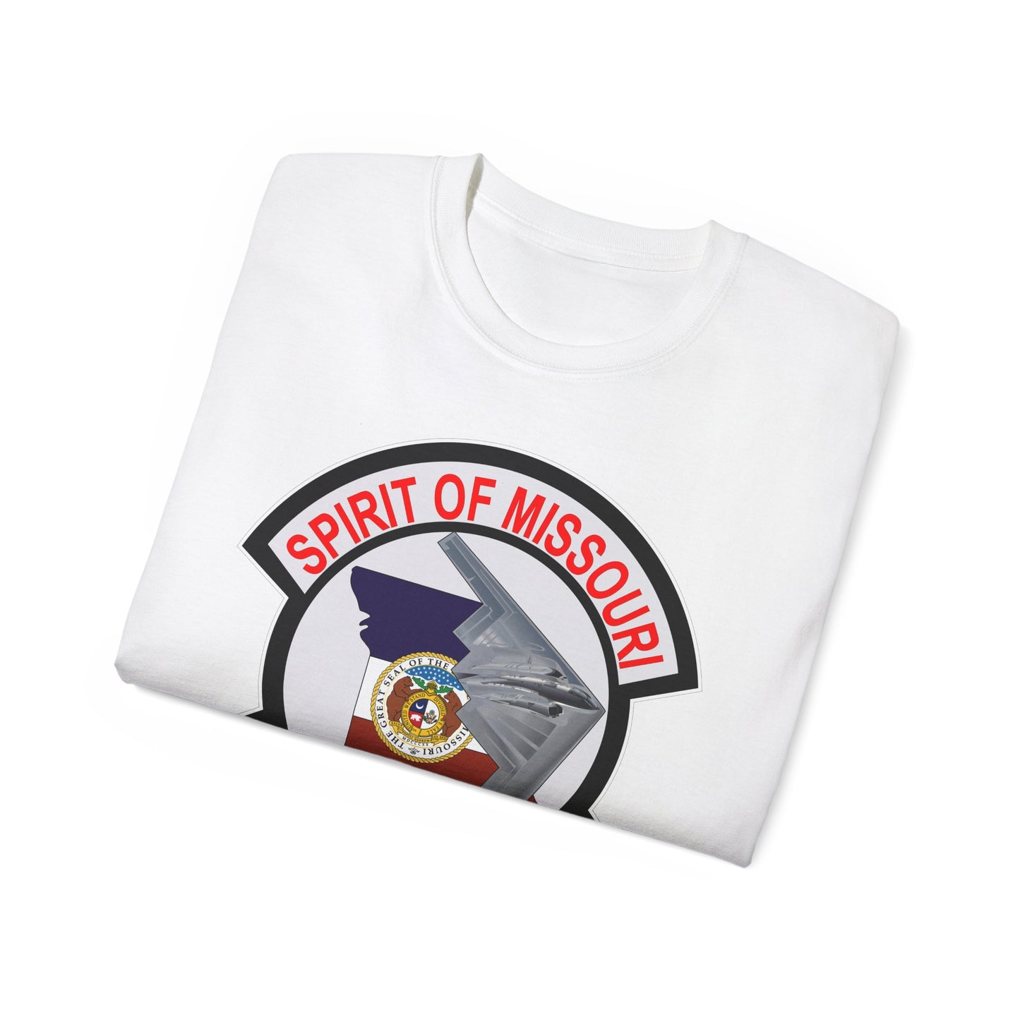 Unisex Ultra Cotton Tee - USAF - B2 - Spirit of Missouri - Stealth Bomber wo Txt