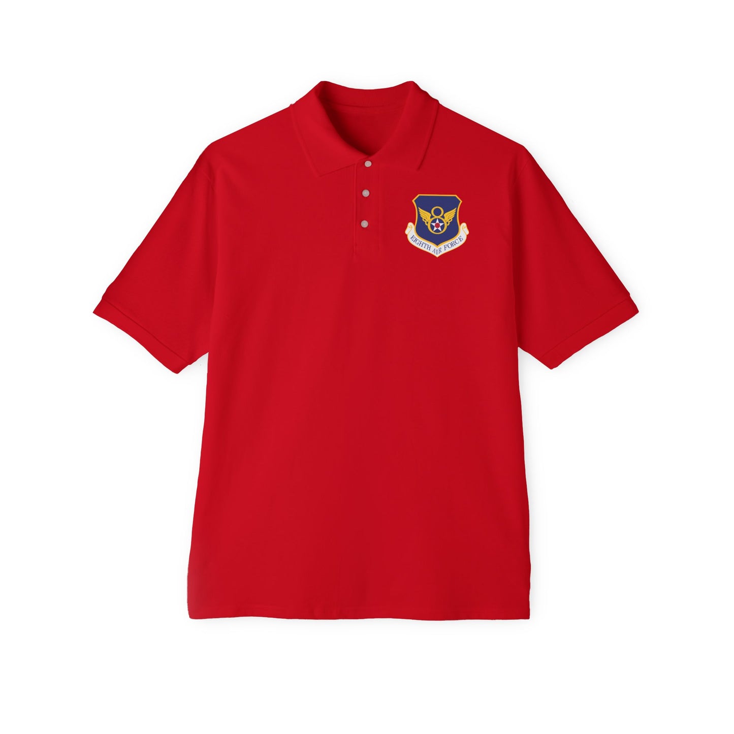 Men's Piqué Polo - USAF - 8th Air Force wo txt X 300