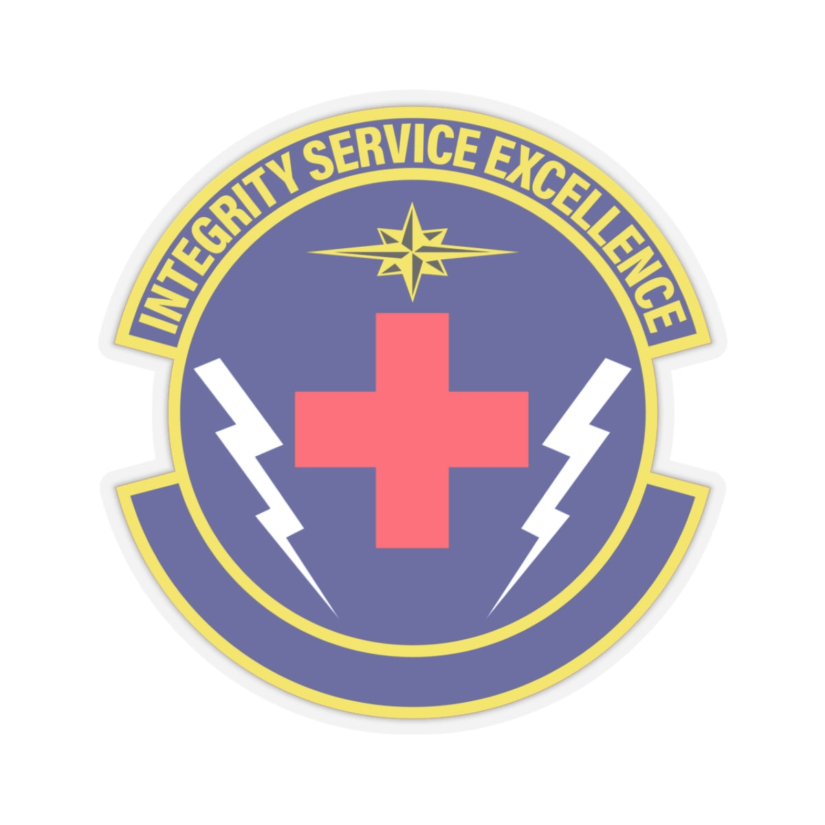 Kiss-Cut Stickers - USAF - 10th Healthcare Operations Sq wo txt
