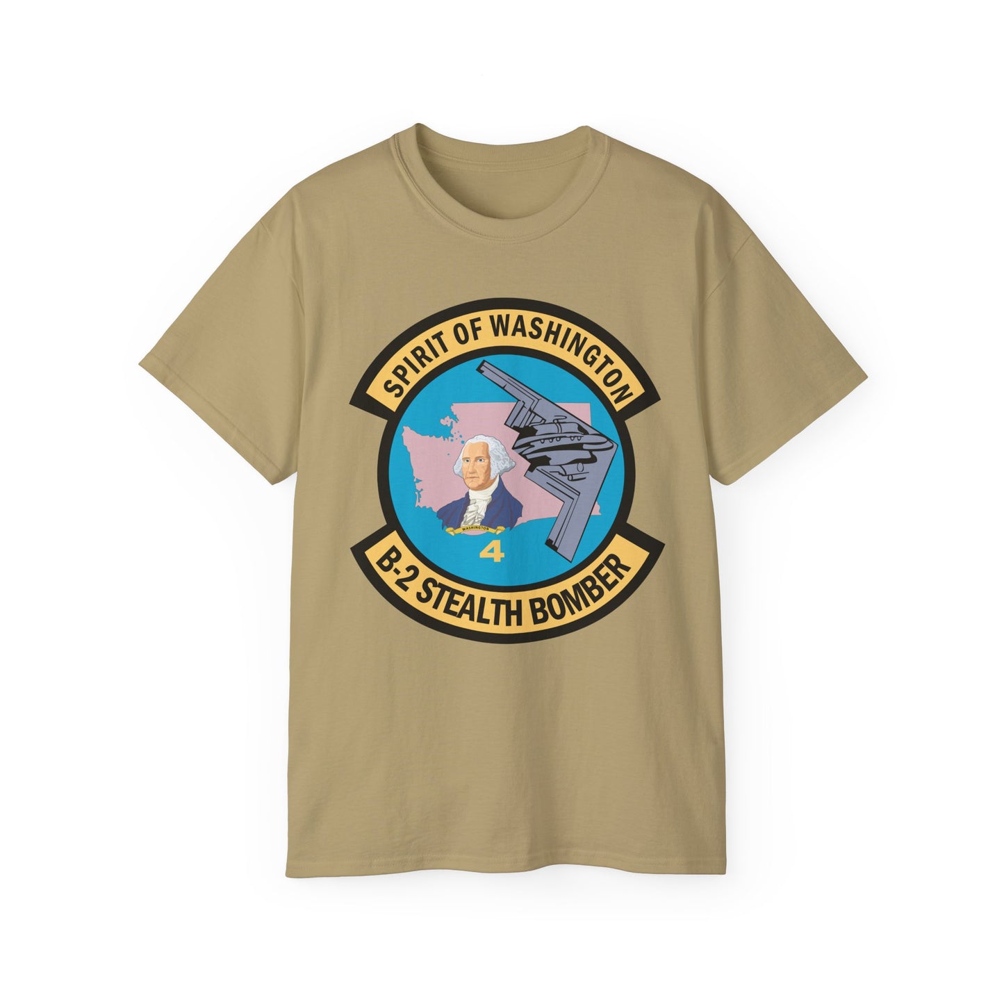 Unisex Ultra Cotton Tee - USAF - B2 - Spirit of Washington - Stealth Bomber wo txt X 300