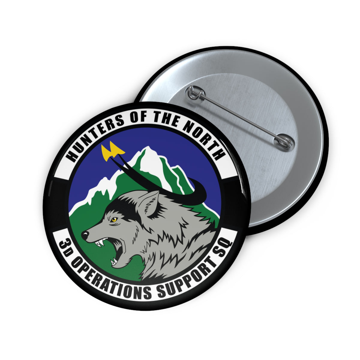 Custom Pin Button - USAF - 3rd Operations Support Squadron wo txt X 300