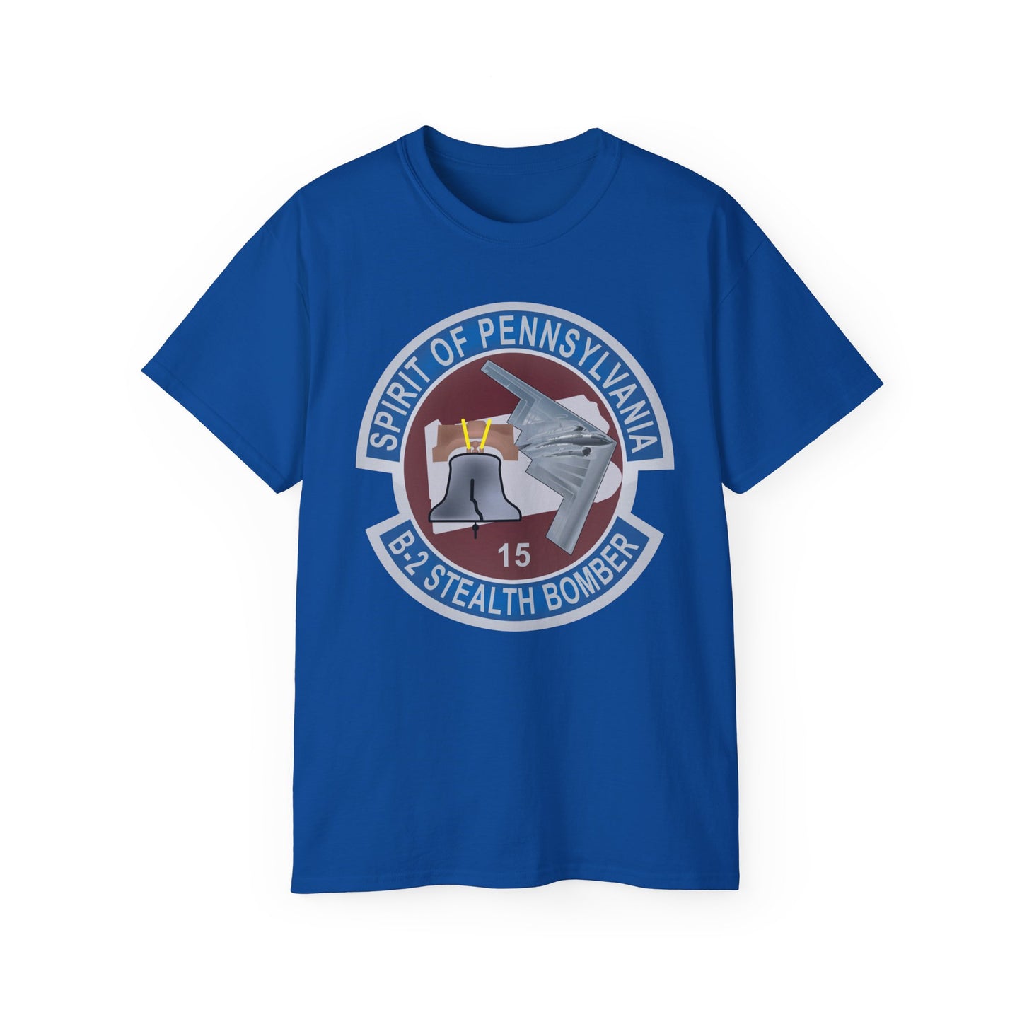 Unisex Ultra Cotton Tee - USAF - B2 - Spirit of Pennsylvania Stealth Bomber wo Txt X 300