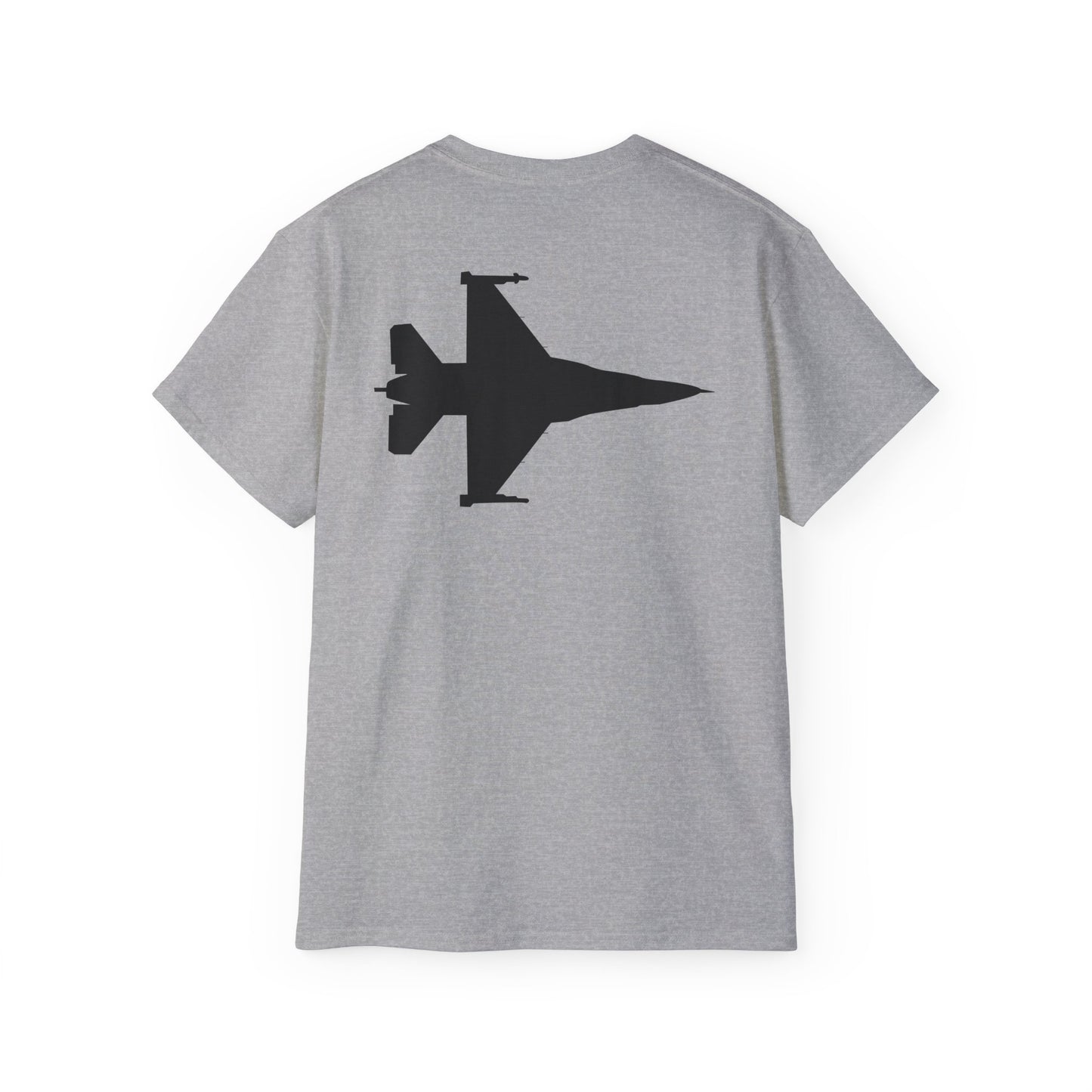 Unisex Ultra Cotton Tee - Aircraft - F-16 -Top - Silhouette - wo Txt X 300