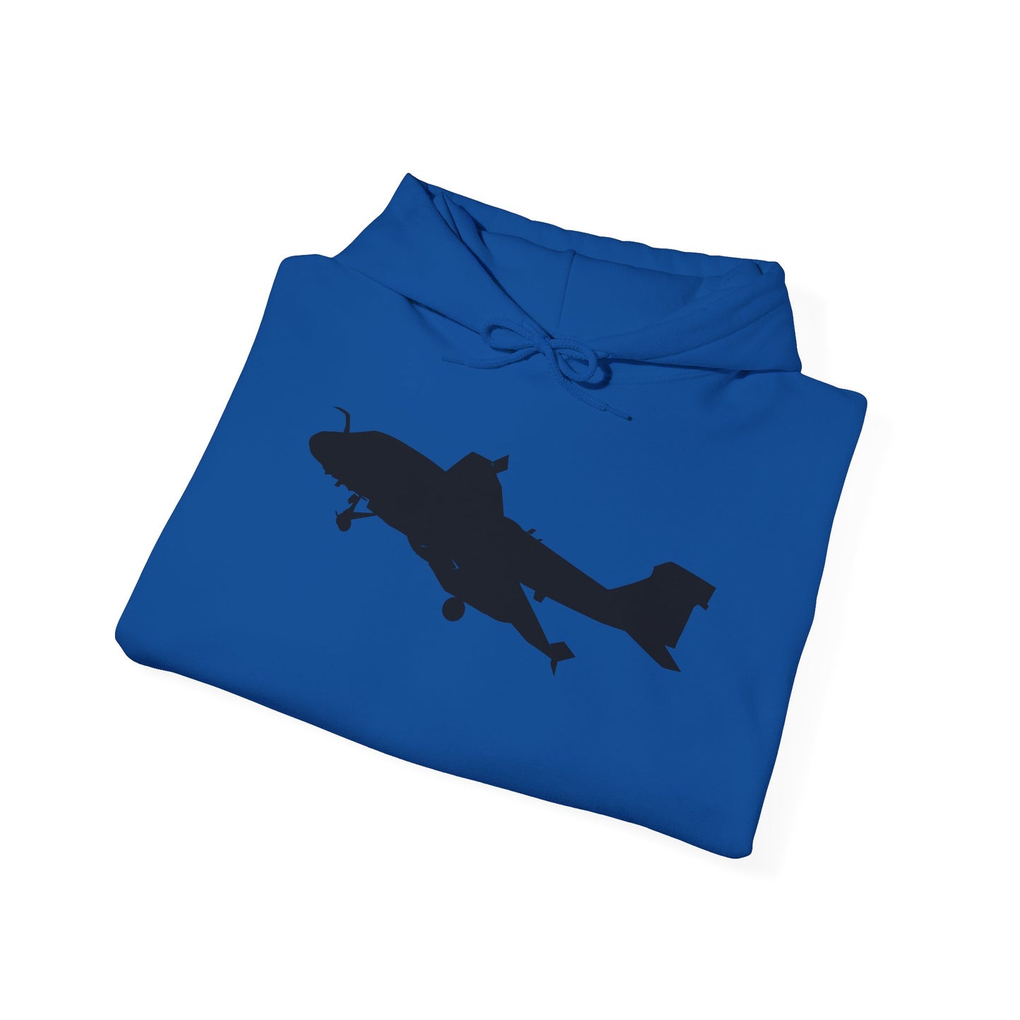 Unisex Heavy Blend Hooded Sweatshirt - Aircraft - Navy - A-6A Intruder - Silhouette X 300