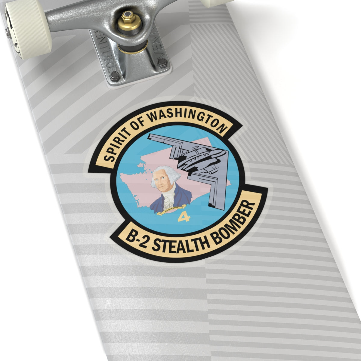 Kiss-Cut Stickers - USAF - B2 - Spirit of Washington - Stealth Bomber wo txt X 300