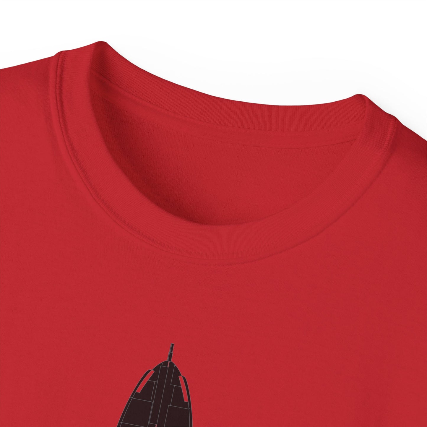 Unisex Ultra Cotton Tee - Aircraft - T-37-Trainer - Top - Black - Metal X 300